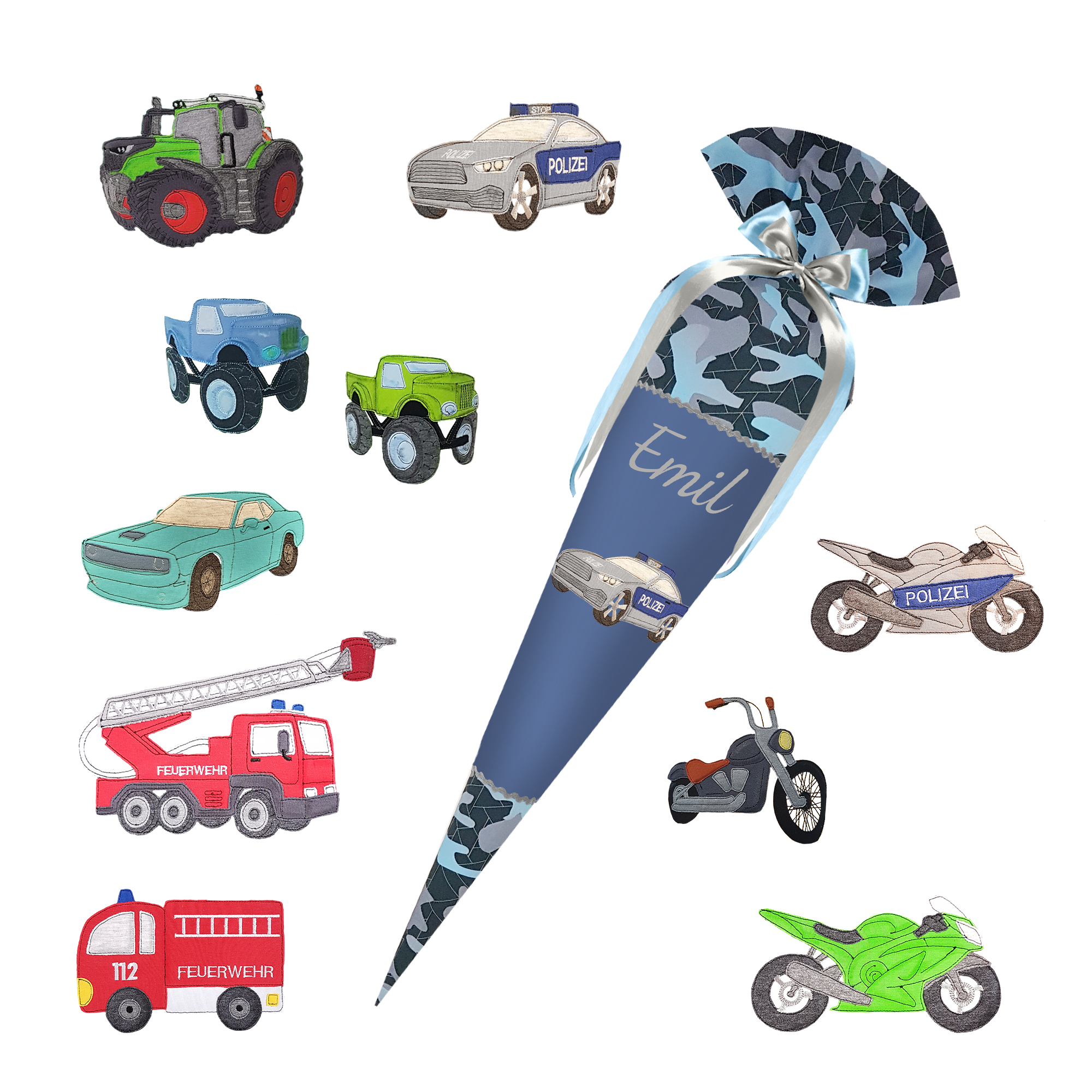 Schultüte passend zum Step by Step - Police Truck Diego - Ninja – Bild 13