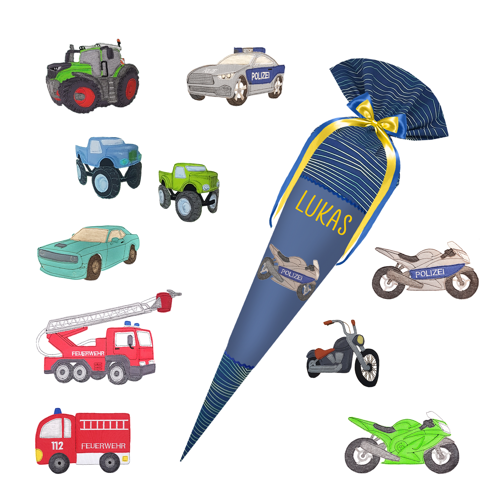 Schultüte passend zum Step by Step - Power Robot - Ninja – Bild 12