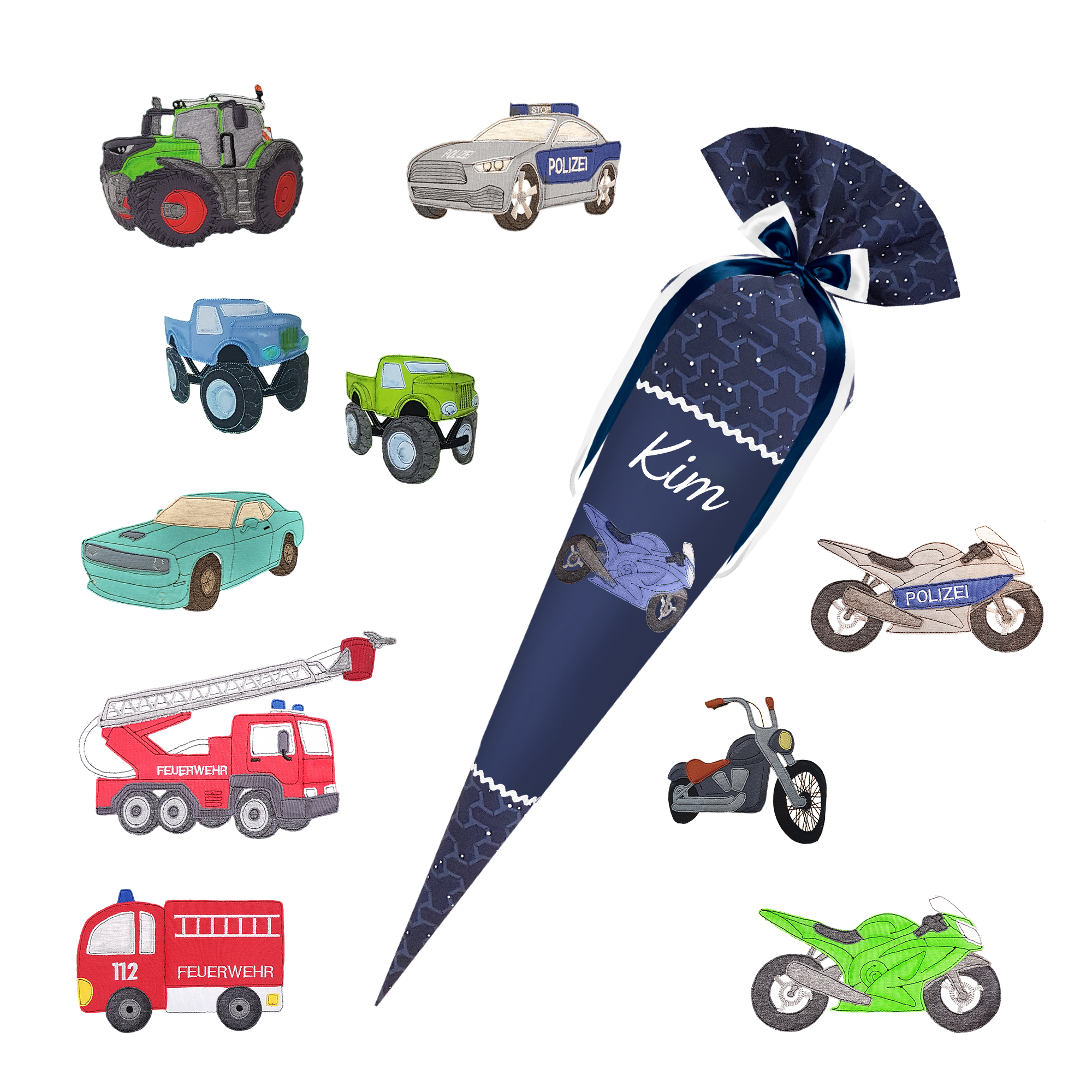 Schultüte passend zum Step by Step - Star Astronaut Cosmo - Weltall, Astronaut, Rakete, Stern, Planet – Bild 12