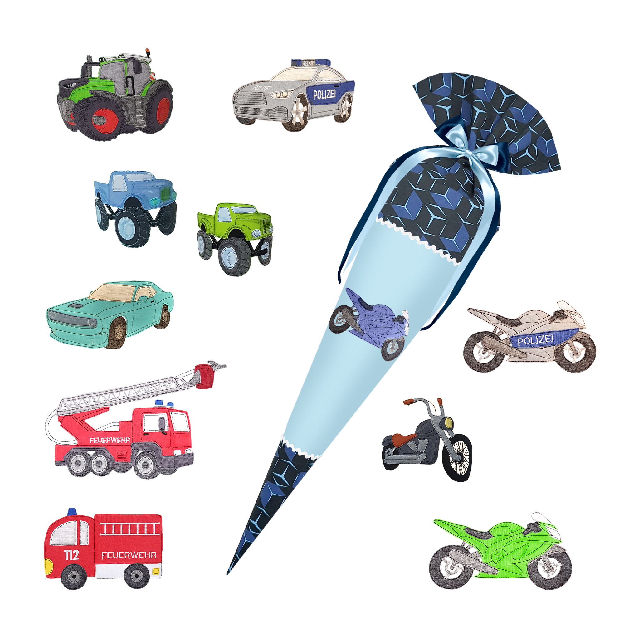 Schultüte passend zum Step by Step - Tiger Night Kimba - Shark Dexter - Ninja – Bild 12