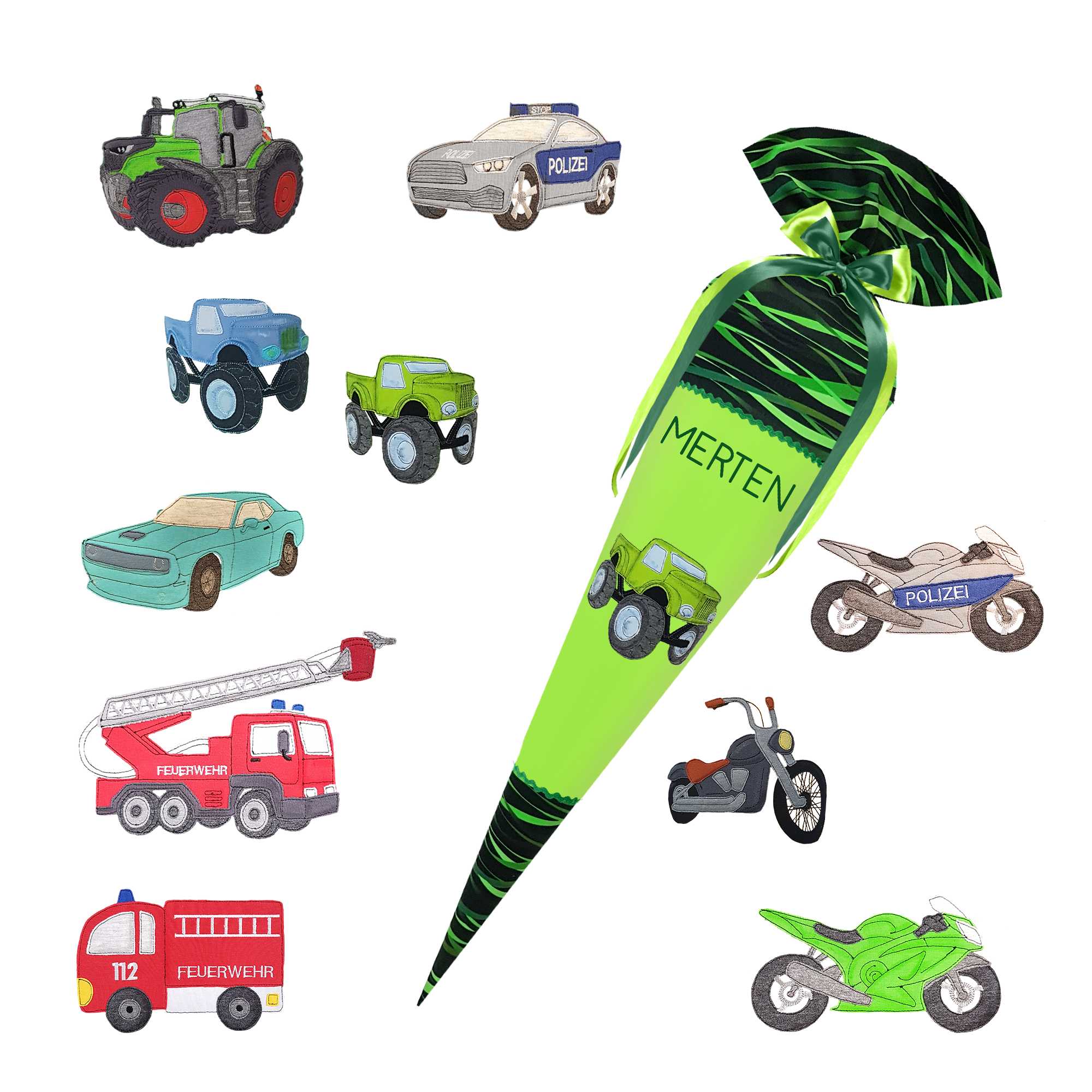 Schultüte passend zum Step by Step - Wild Cat Chiko - Drache - Feuerspuckend – Bild 13