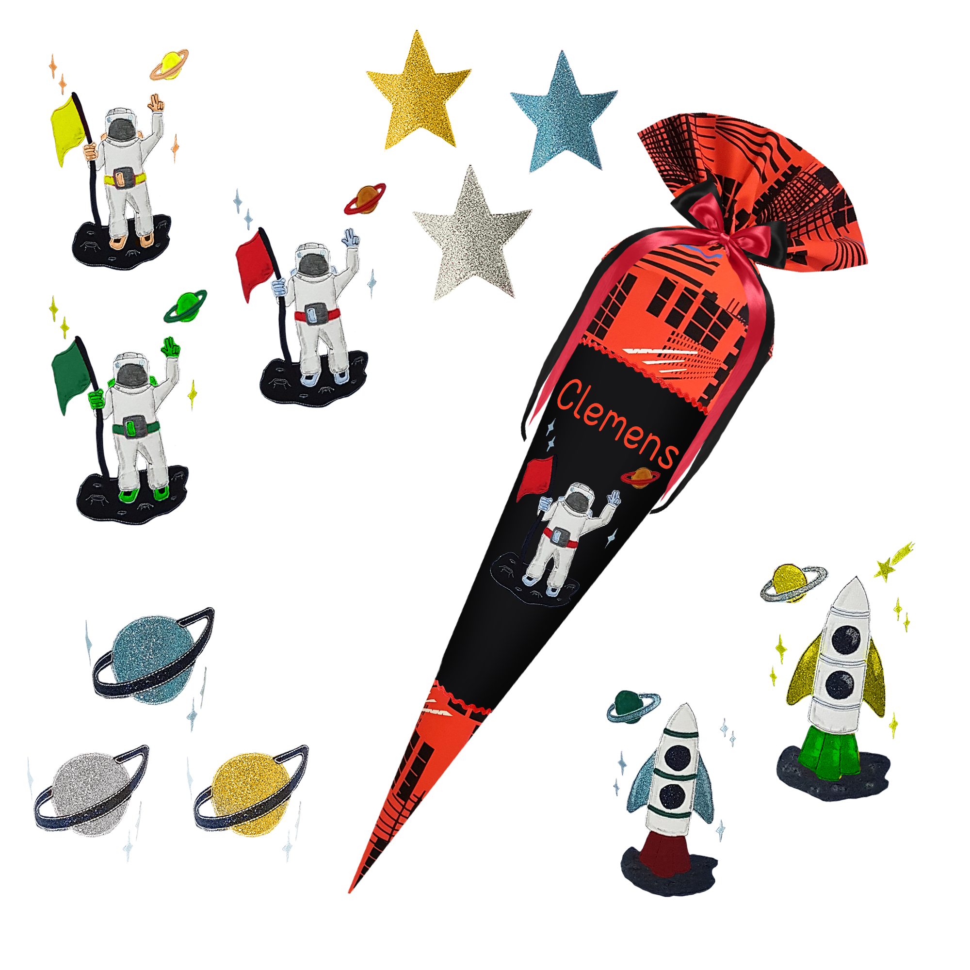 Schultüte passend zum Ergobag - Alarmbäreitschaft - Ninja – Bild 8