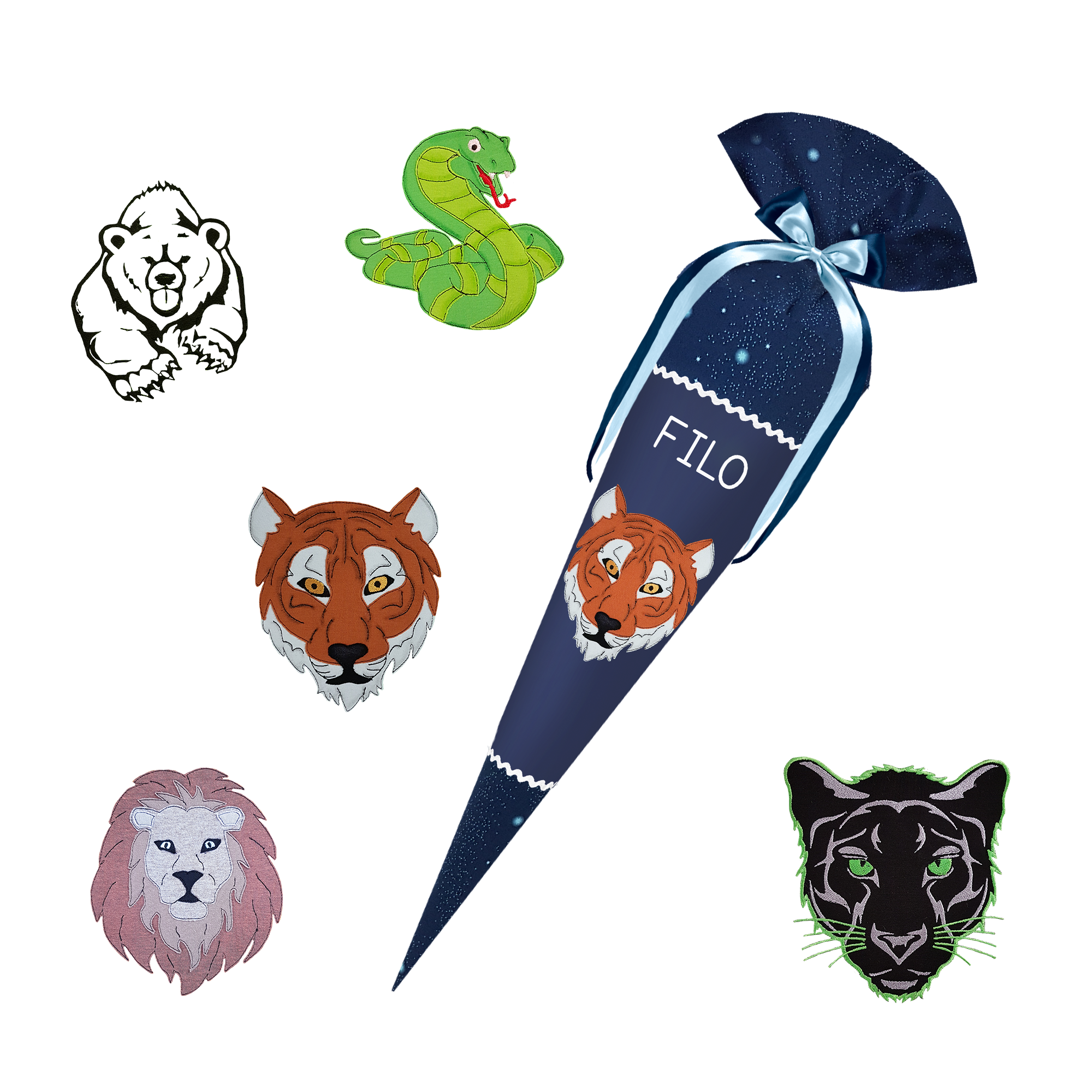 Schultüte passend zum Ergobag - Kobärnikus- Ninja – Bild 13