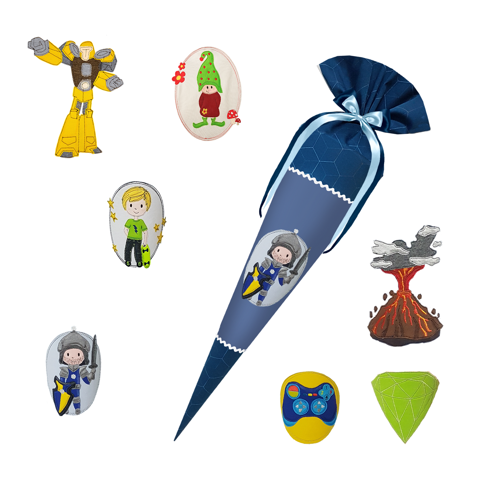 Schultüte passend zum Step by Step - Eldrador, Lava Dragon - Ninja – Bild 14