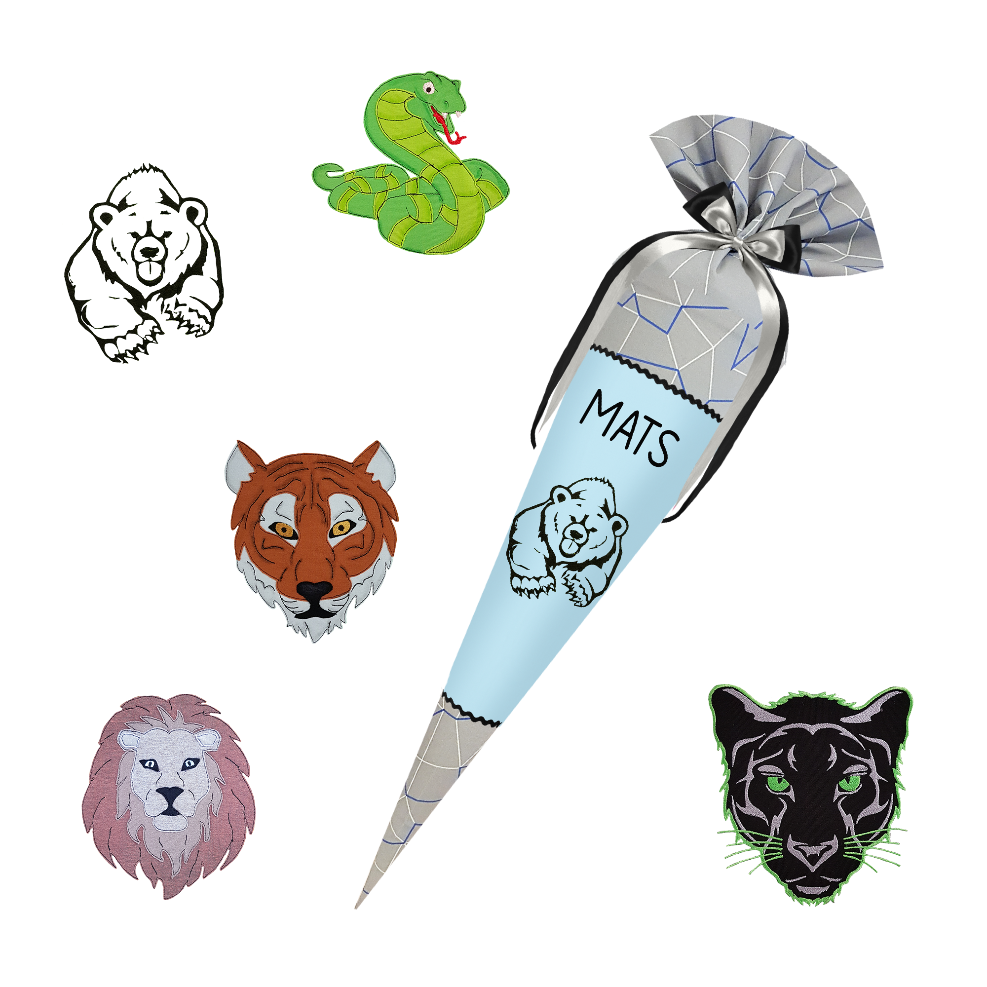 Schultüte passend zum Step by Step - Police Truck - Fahrzeuge, Polizeiauto, Feuerwehr, Motorrad, Trecker, Monstertruck – Bild 13