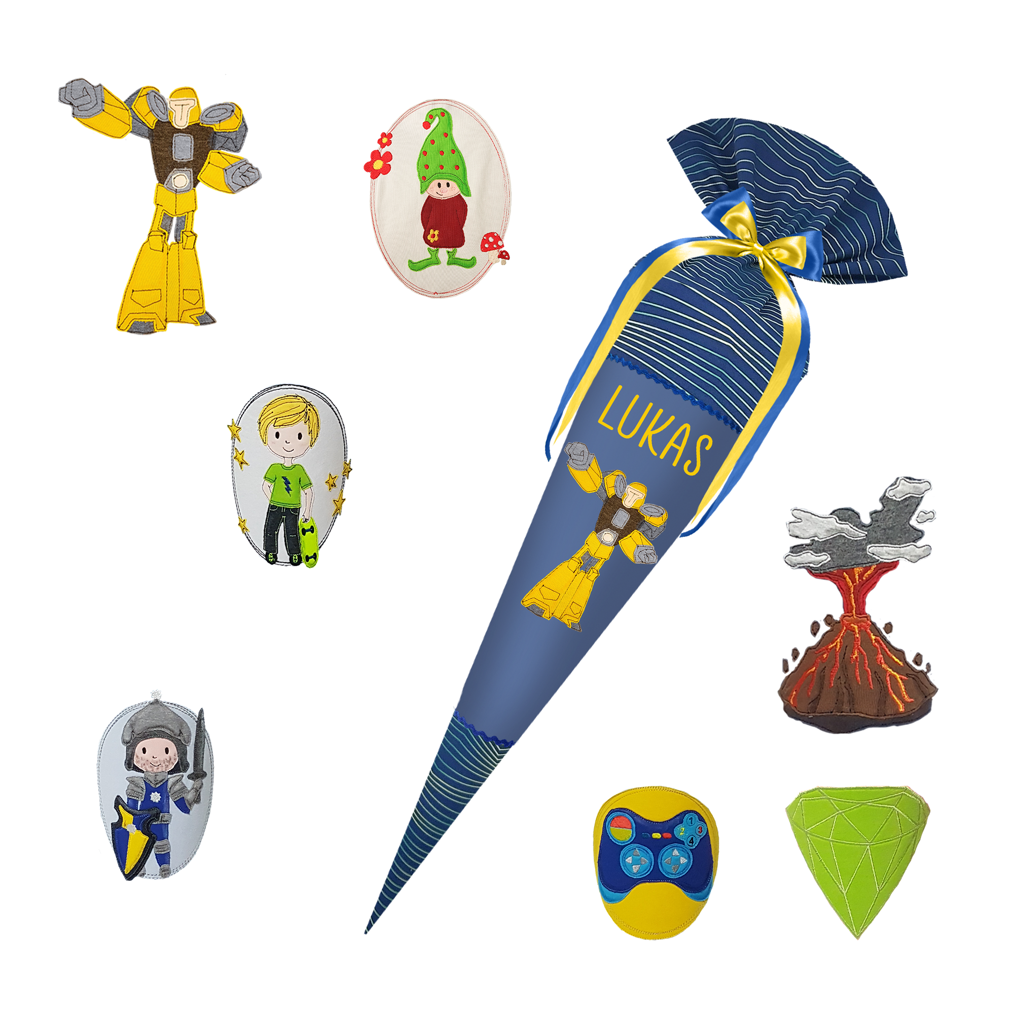 Schultüte passend zum Step by Step - Power Robot - Ninja – Bild 8