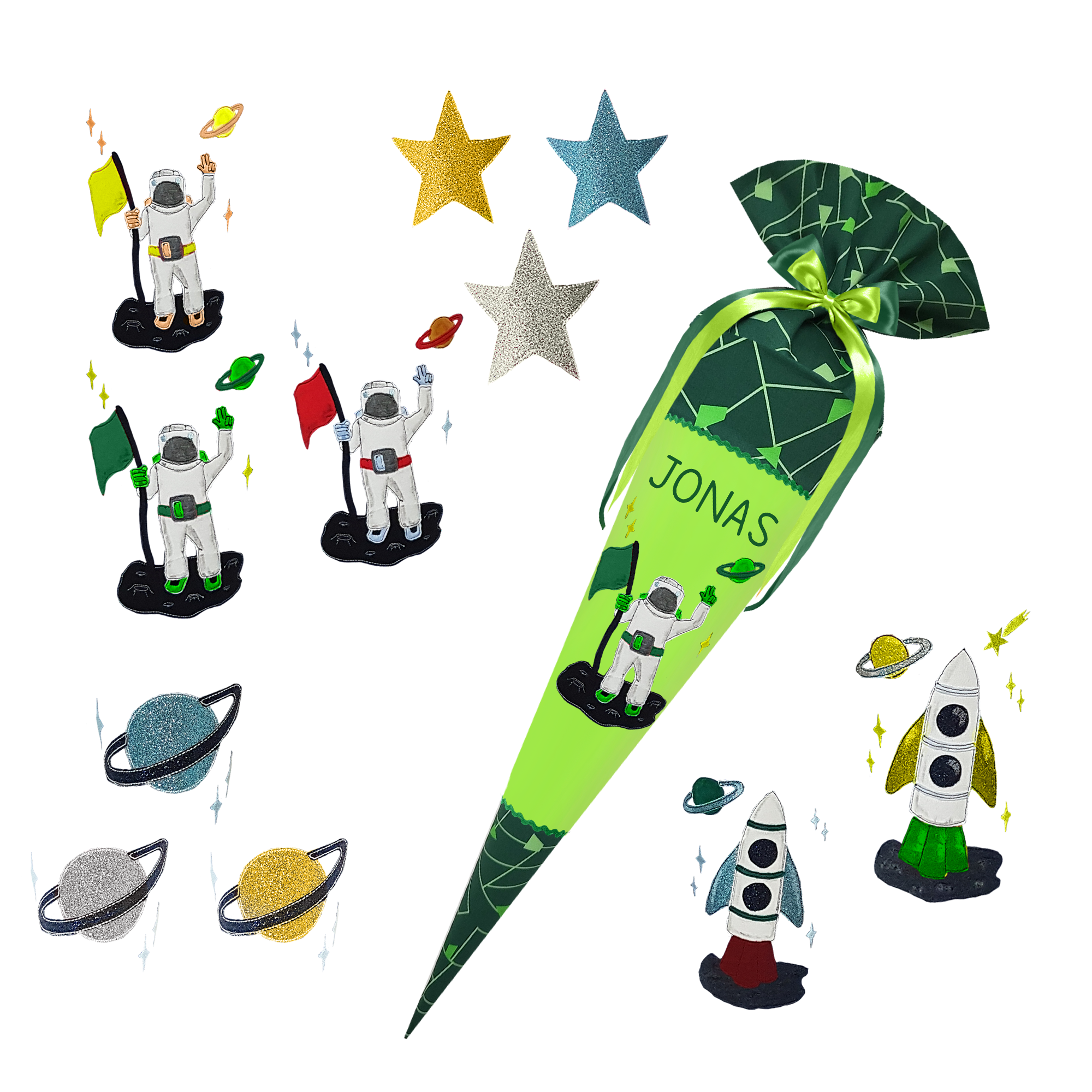 Schultüte passend zum Step by Step - Dino Night Tyro - Ninja – Bild 8