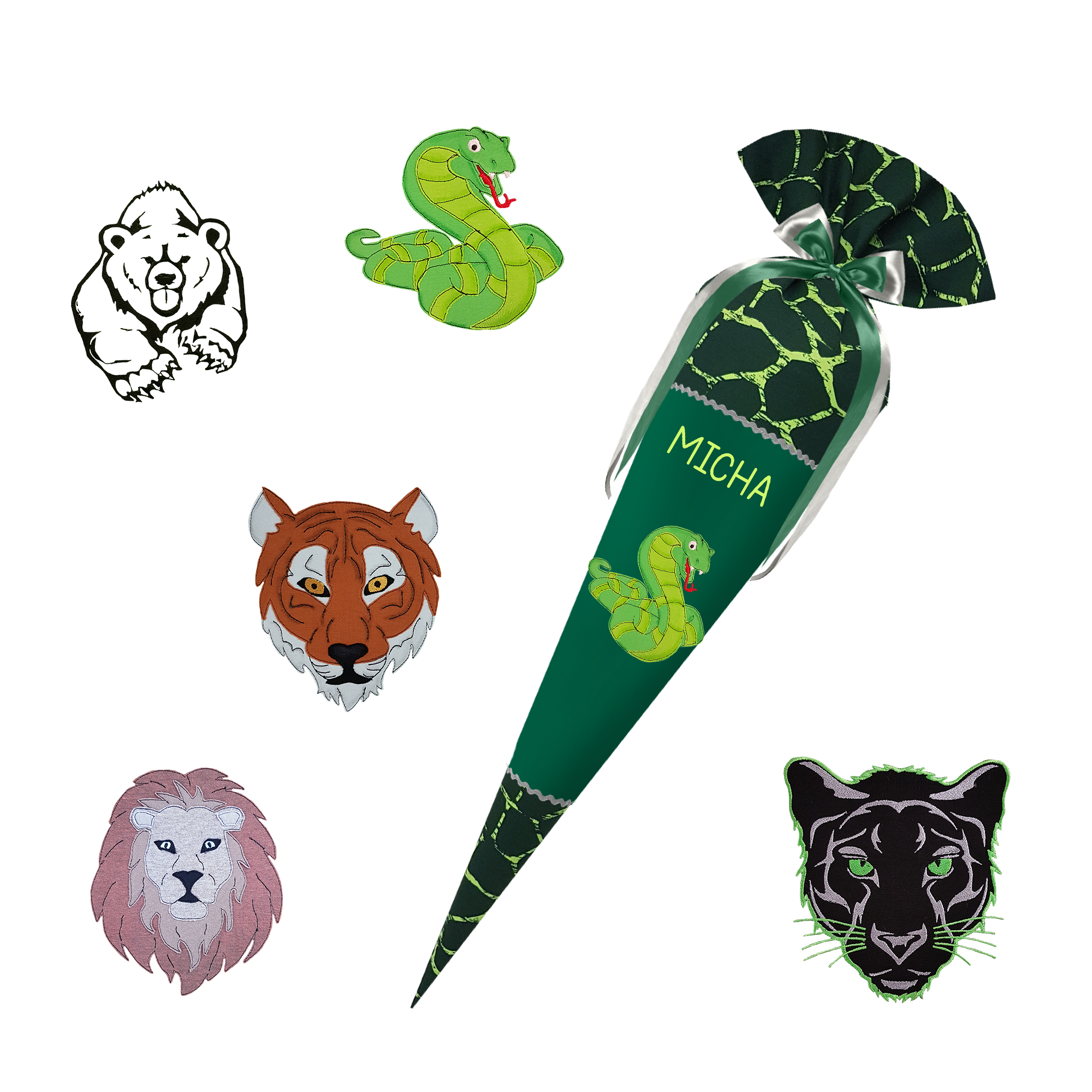 Schultüte passend zum Step by Step - Dino Tres Dino Life - Weltall, Astronaut, Rakete, Stern, Planet – Bild 8