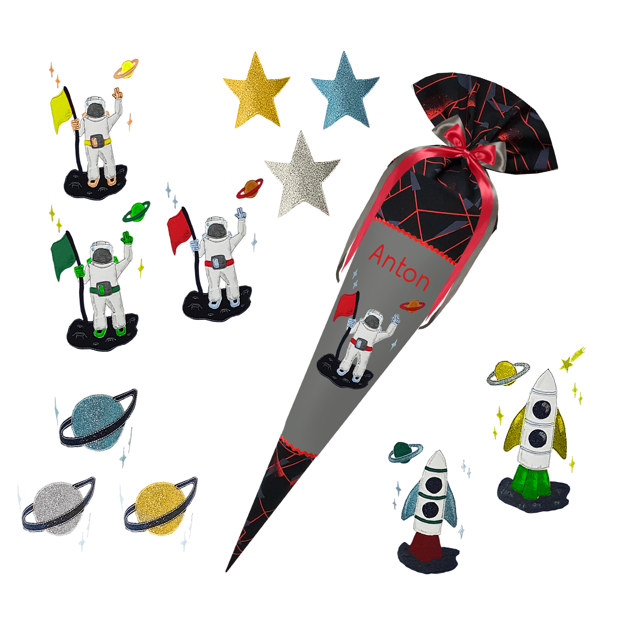 Schultüte passend zum Step by Step - Ninja Yuma - Drache - Feuerspuckend – Bild 8