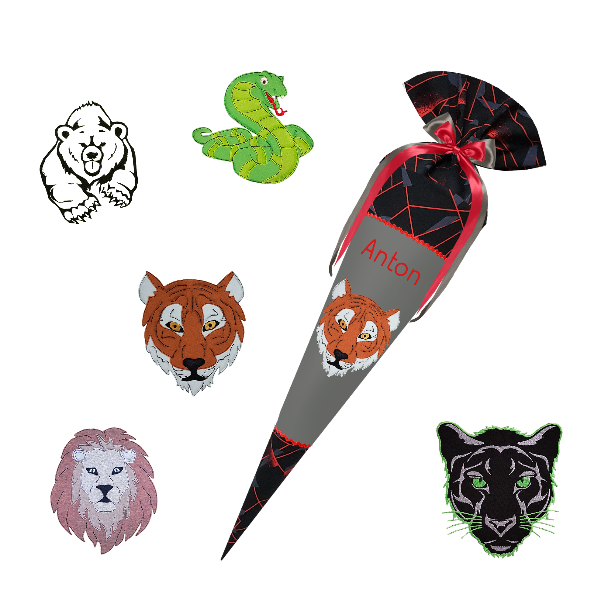 Schultüte passend zum Step by Step - Ninja Yuma - Drache - Feuerspuckend – Bild 13