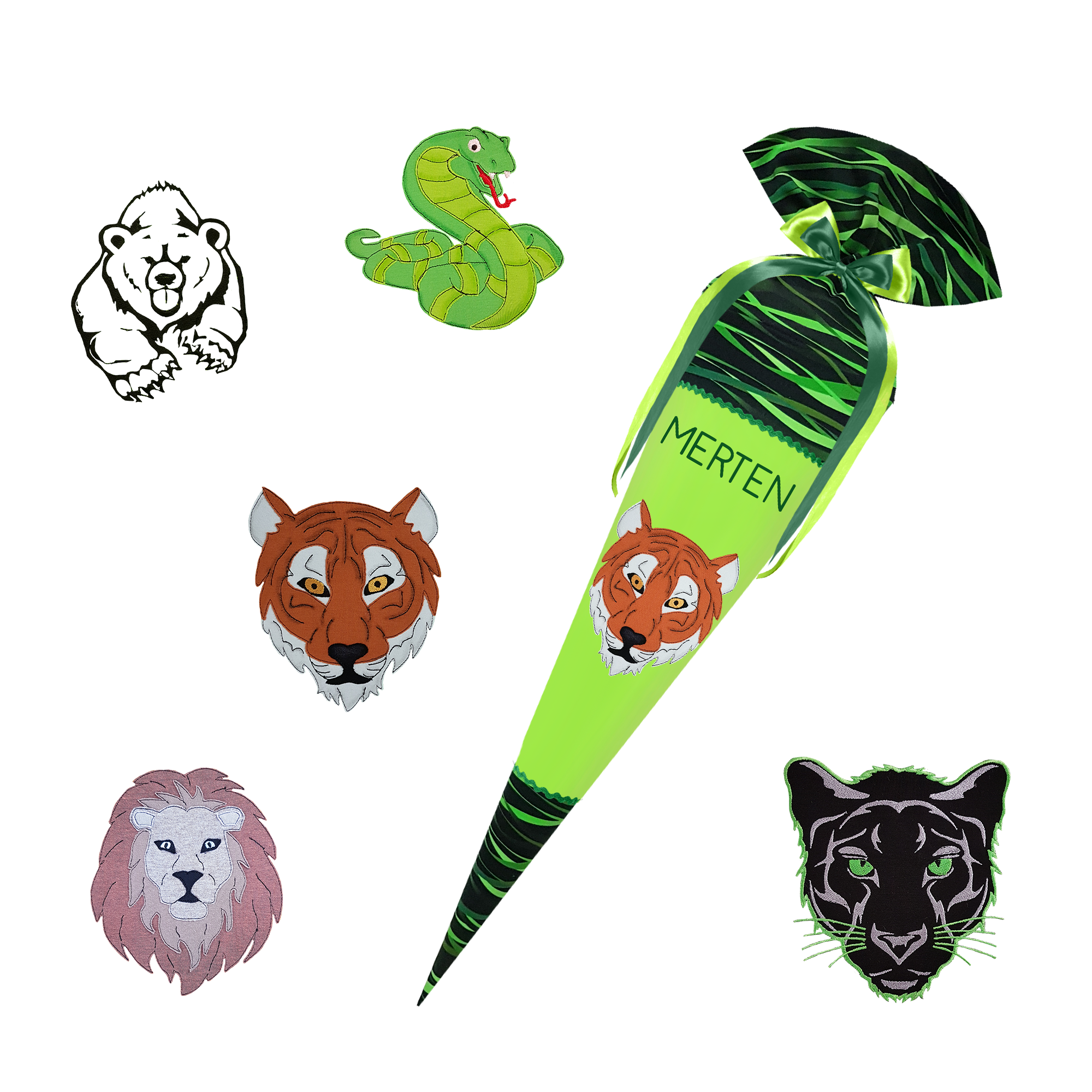 Schultüte passend zum Step by Step - Wild Cat Chiko - Drache - Feuerspuckend – Bild 9