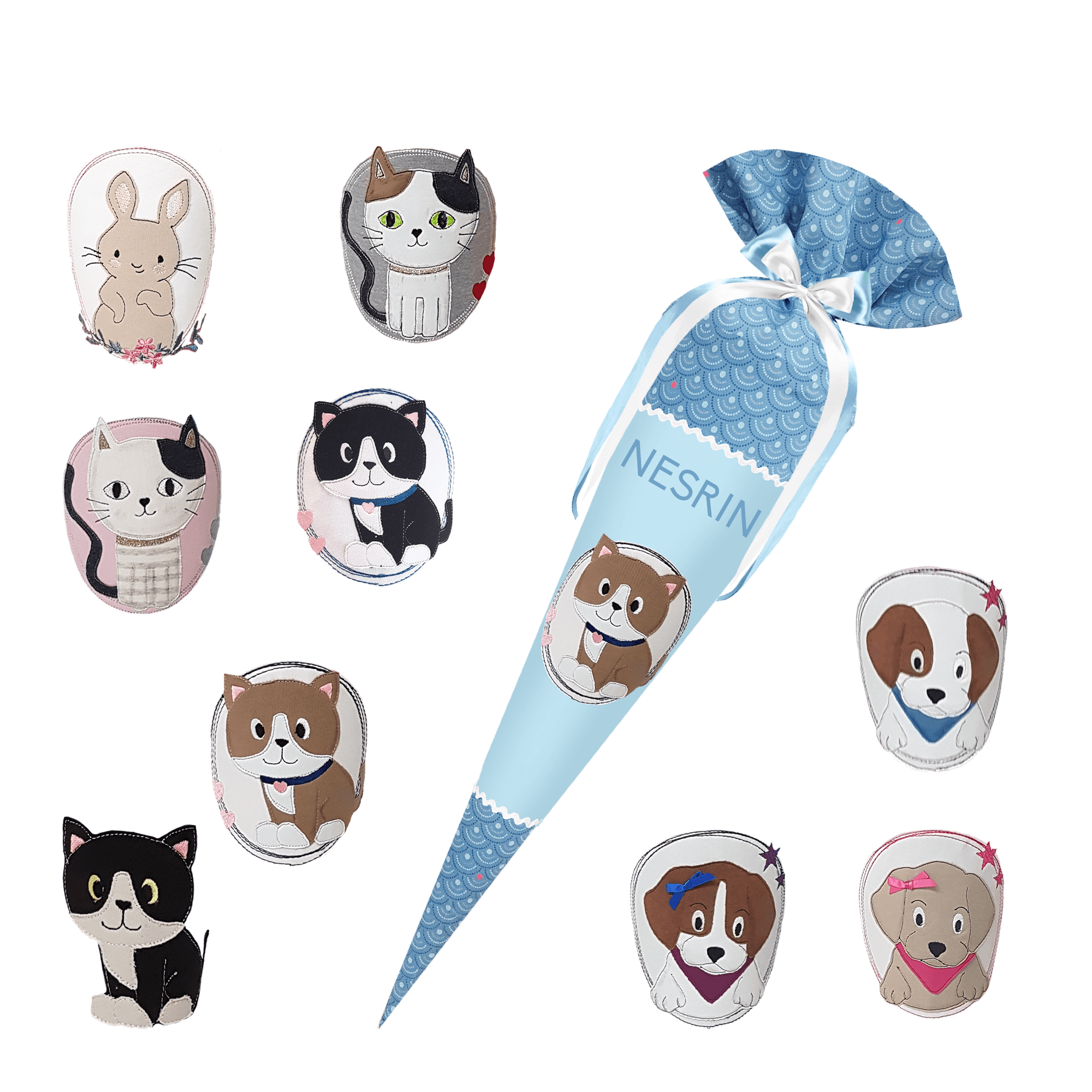 Schultüte passend zum StepbyStep- Dolphin Pippa - Unterwasser - Seepferdchen-Robben-Delfin-Schiff-Muschel – Bild 5