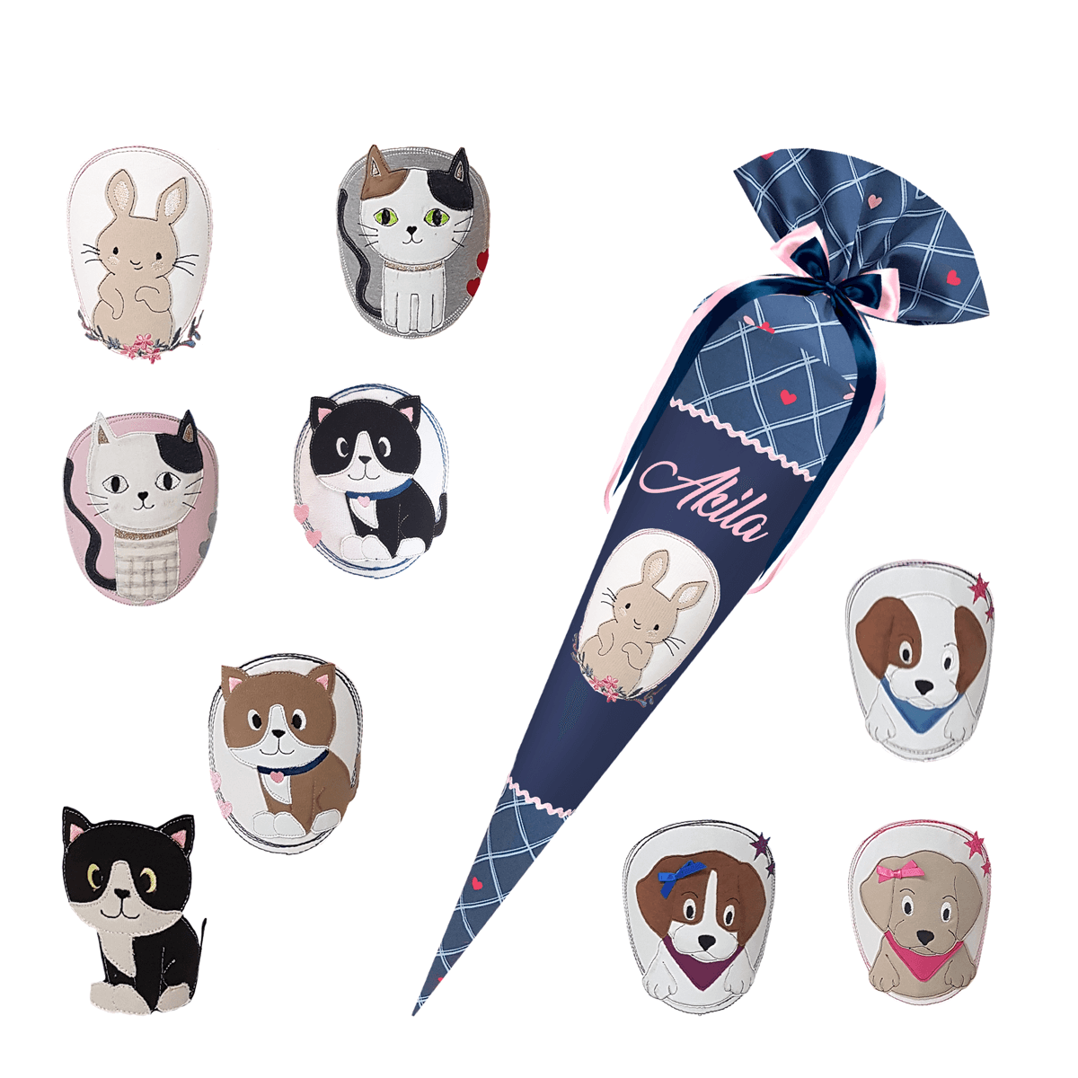 Schultüte passend zum StepbyStep- Horse Lima – Weltall - Rakete - Astronaut - Sterne - Planet – Bild 7