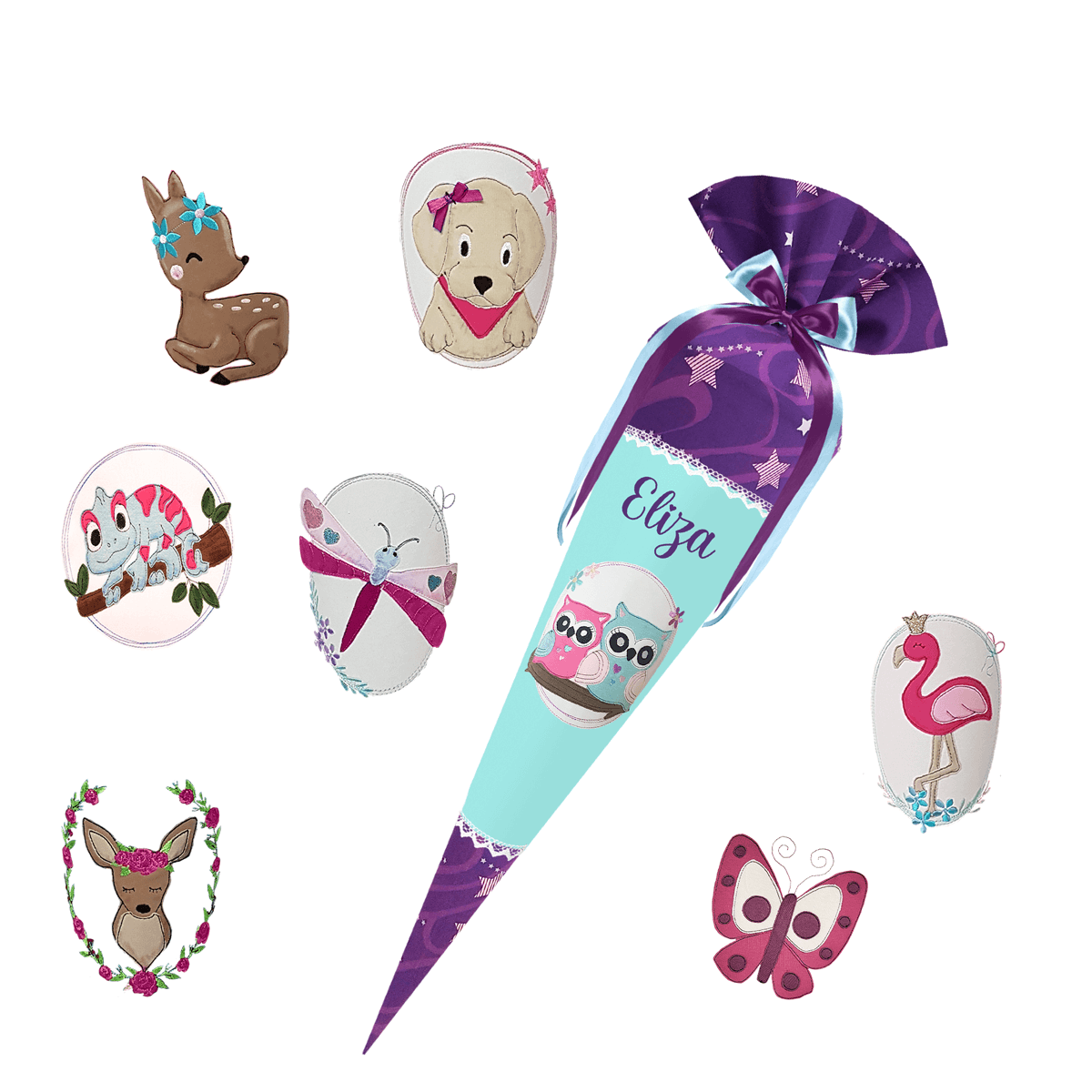 Schultüte passend zum StepbyStep- Pegasus Night Nuala – Pferd 3D Mähne,Wollmähne_Pegasus – Bild 8