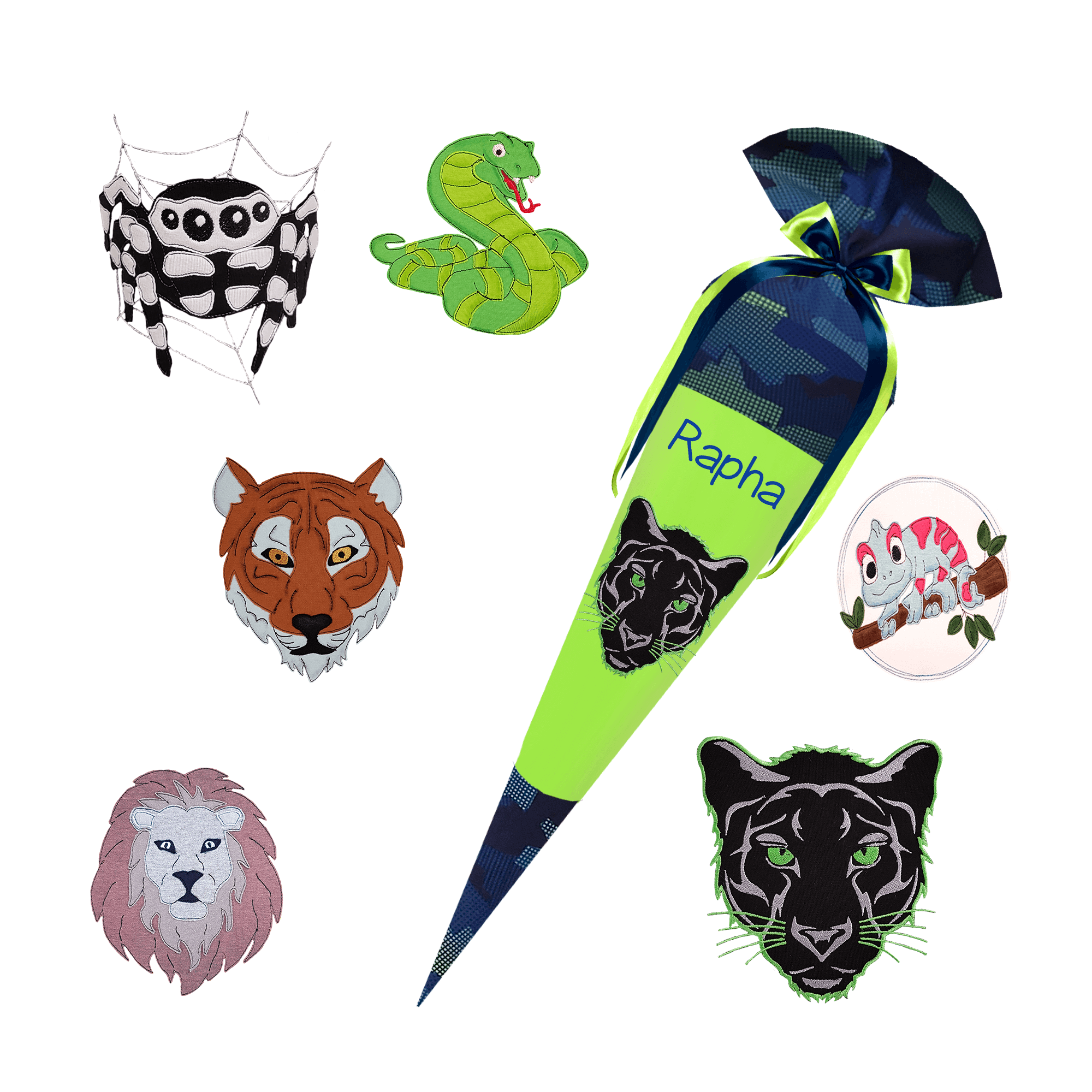 Schultüte passend zum Step by Step - Fire Engine Brandon - Jungs - Weltall, Astronaut, Rakete, Stern, Planet – Bild 4