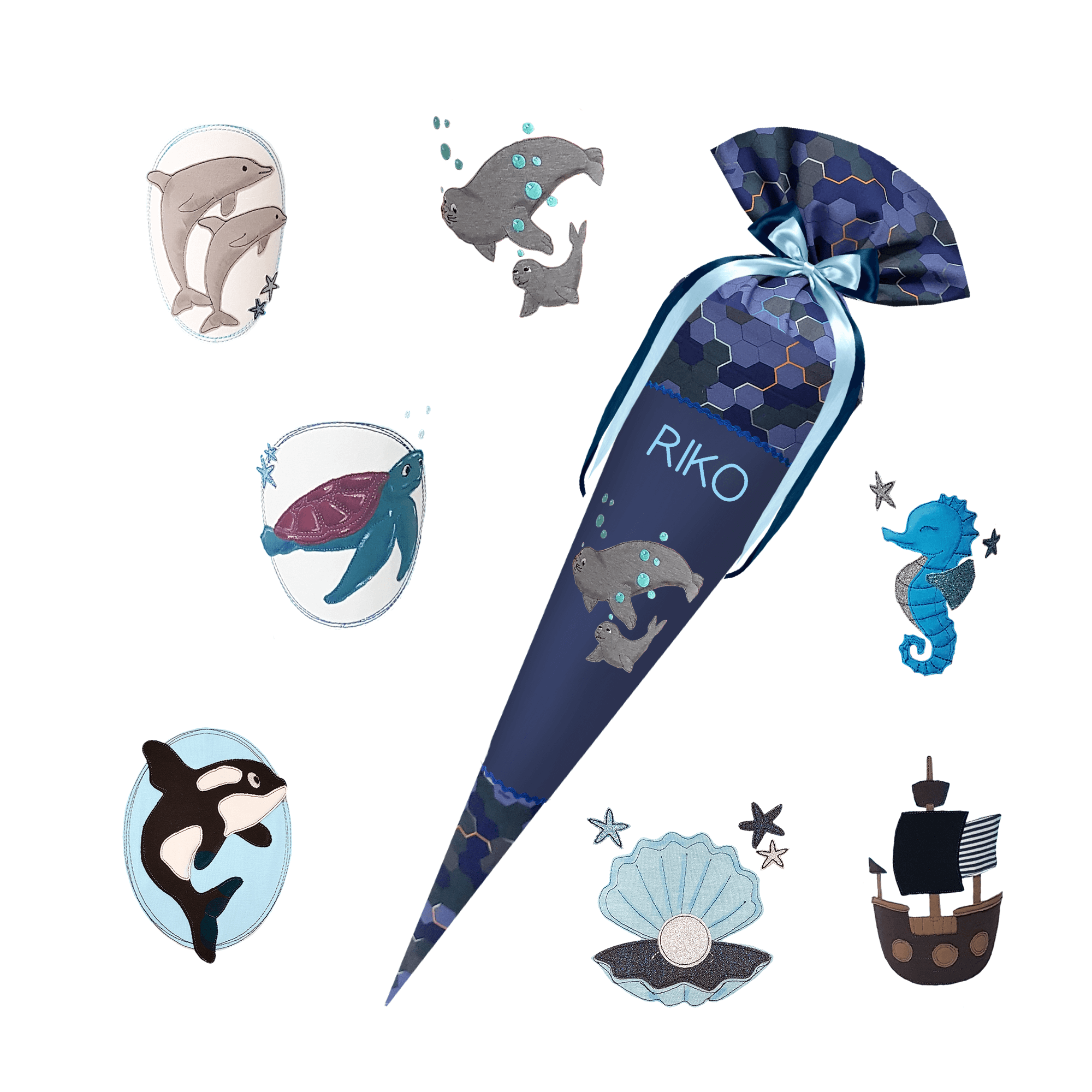 Schultüte passend zum StepbyStep- Lava Dragon – Haustiere - Hund - Katze - Hase – Bild 13