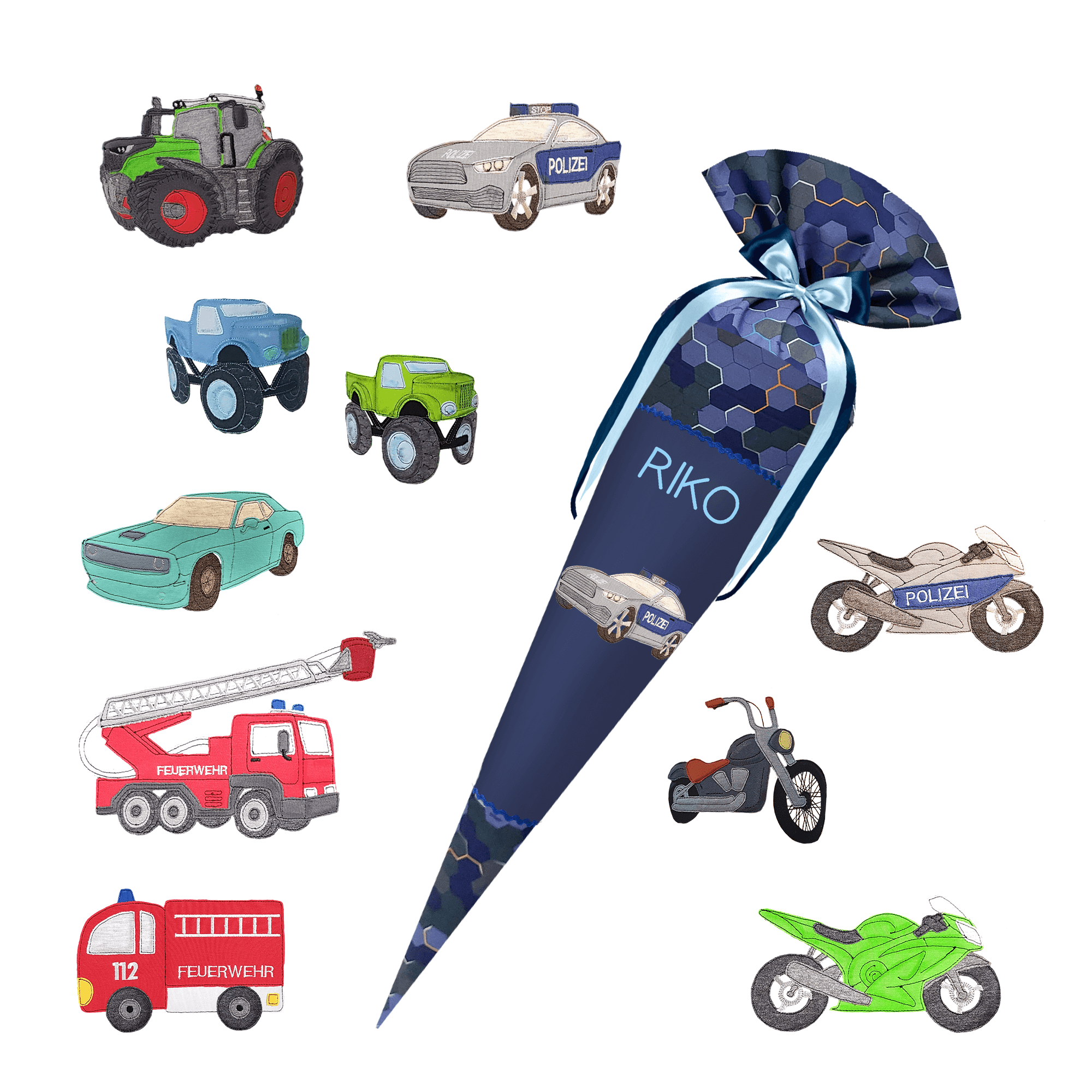 Schultüte passend zum StepbyStep- Lava Dragon – Haustiere - Hund - Katze - Hase – Bild 12