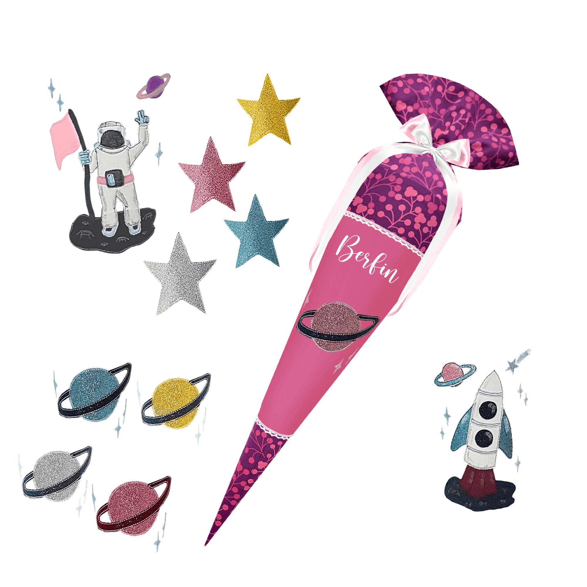 Schultüte passend zum Step by Step - Butterfly Night Ina – Pferd 3D Mähne,Wollmähne_Pegasus – Bild 9