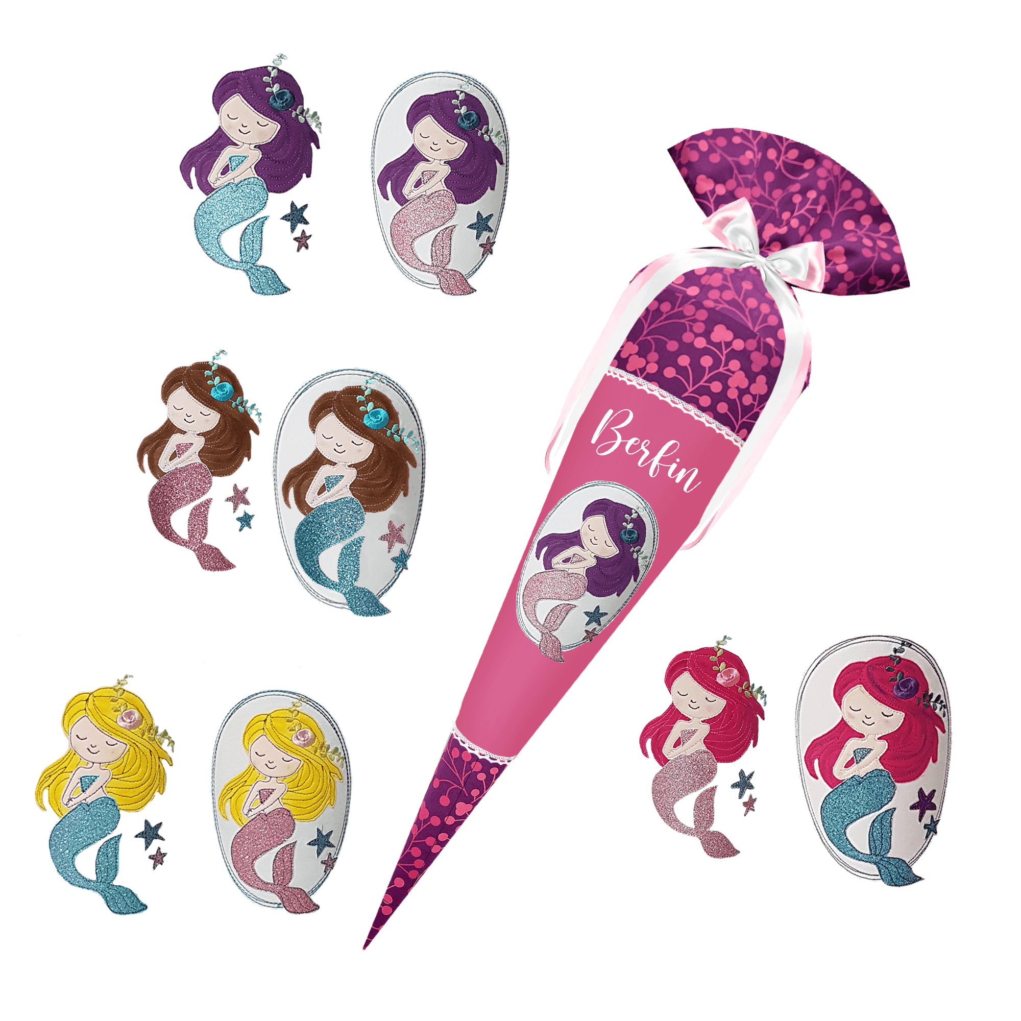 Schultüte passend zum Step by Step - Butterfly Night Ina – Pferd 3D Mähne,Wollmähne_Pegasus – Bild 13