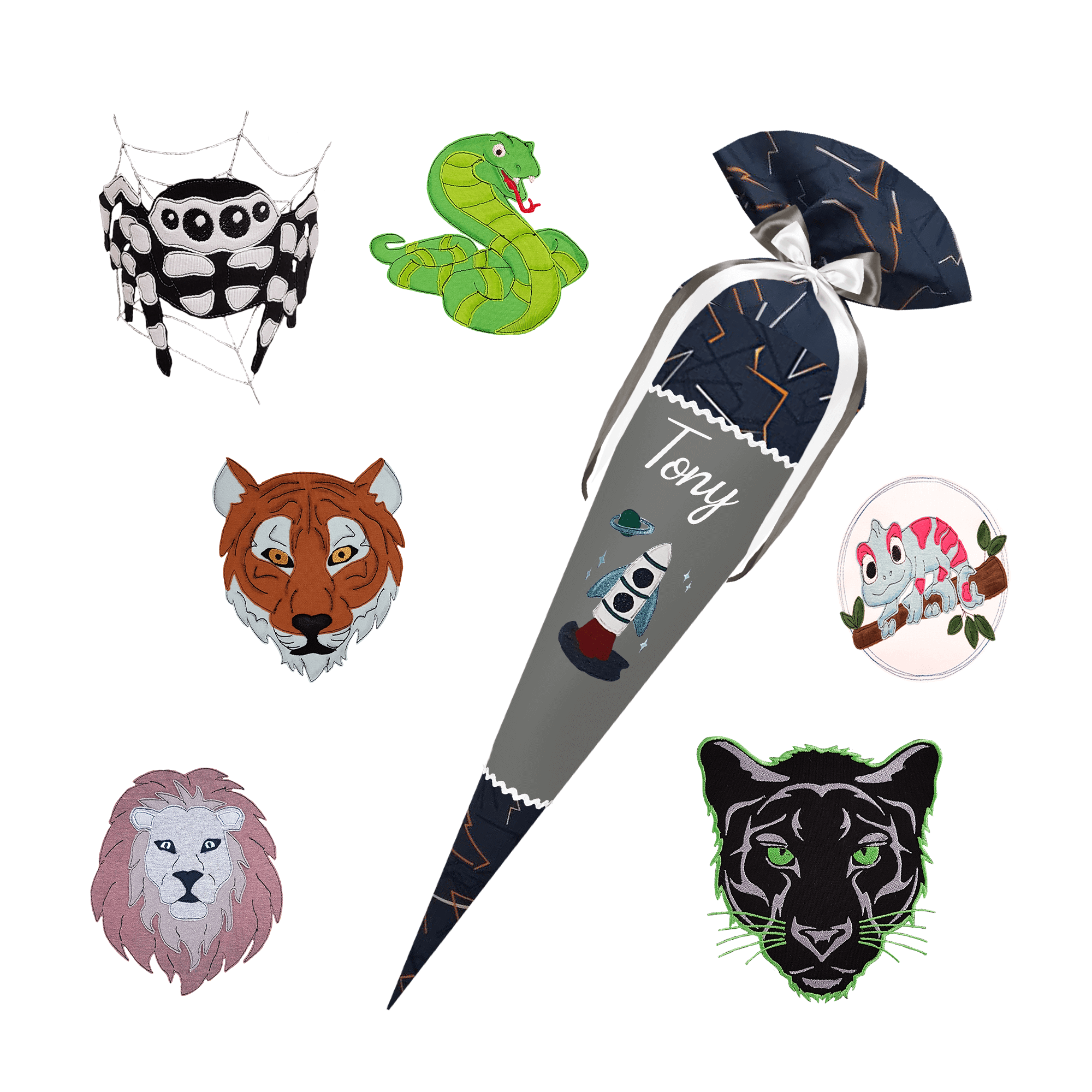 Schultüte passend zum Step by Step - Helicopter Sam - Drache - Feuerspuckend – Bild 12