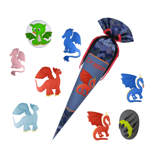 Schultüte passend zum Step by Step - Lava Dragon - Drache - Feuerspuckend