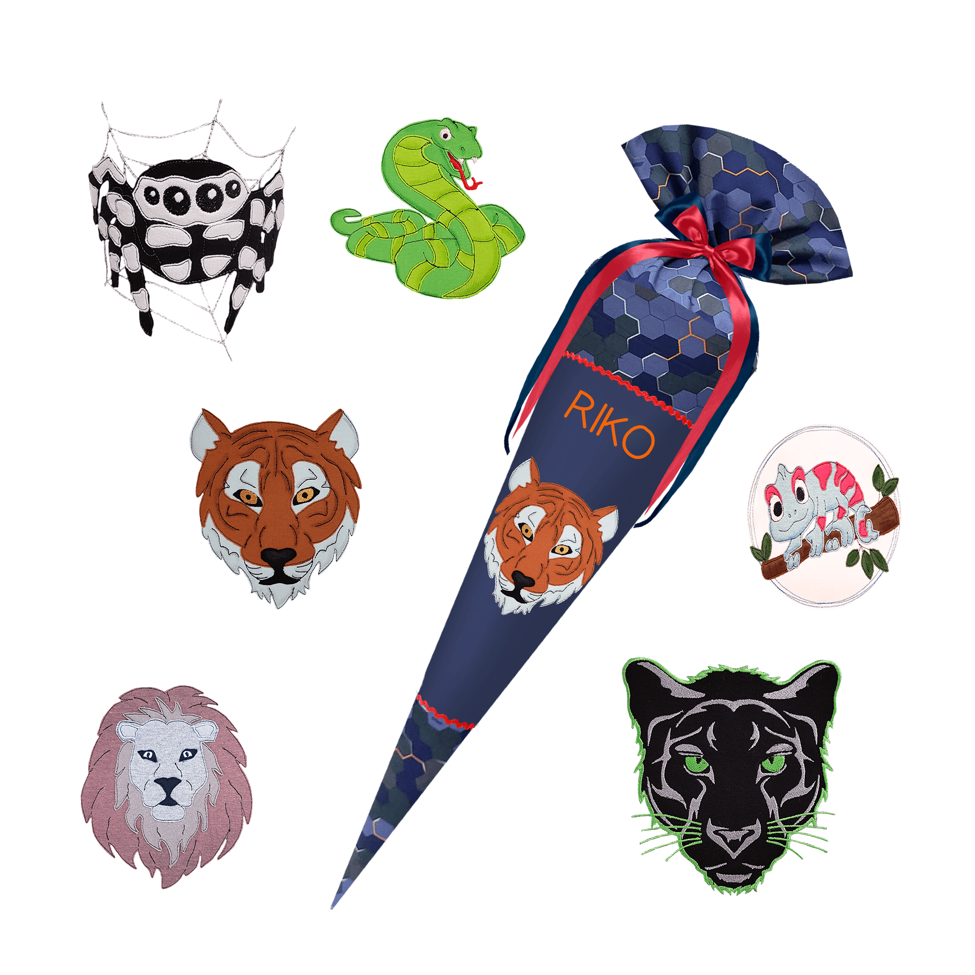 Schultüte passend zum StepbyStep- Lava Dragon – Haustiere - Hund - Katze - Hase – Bild 5