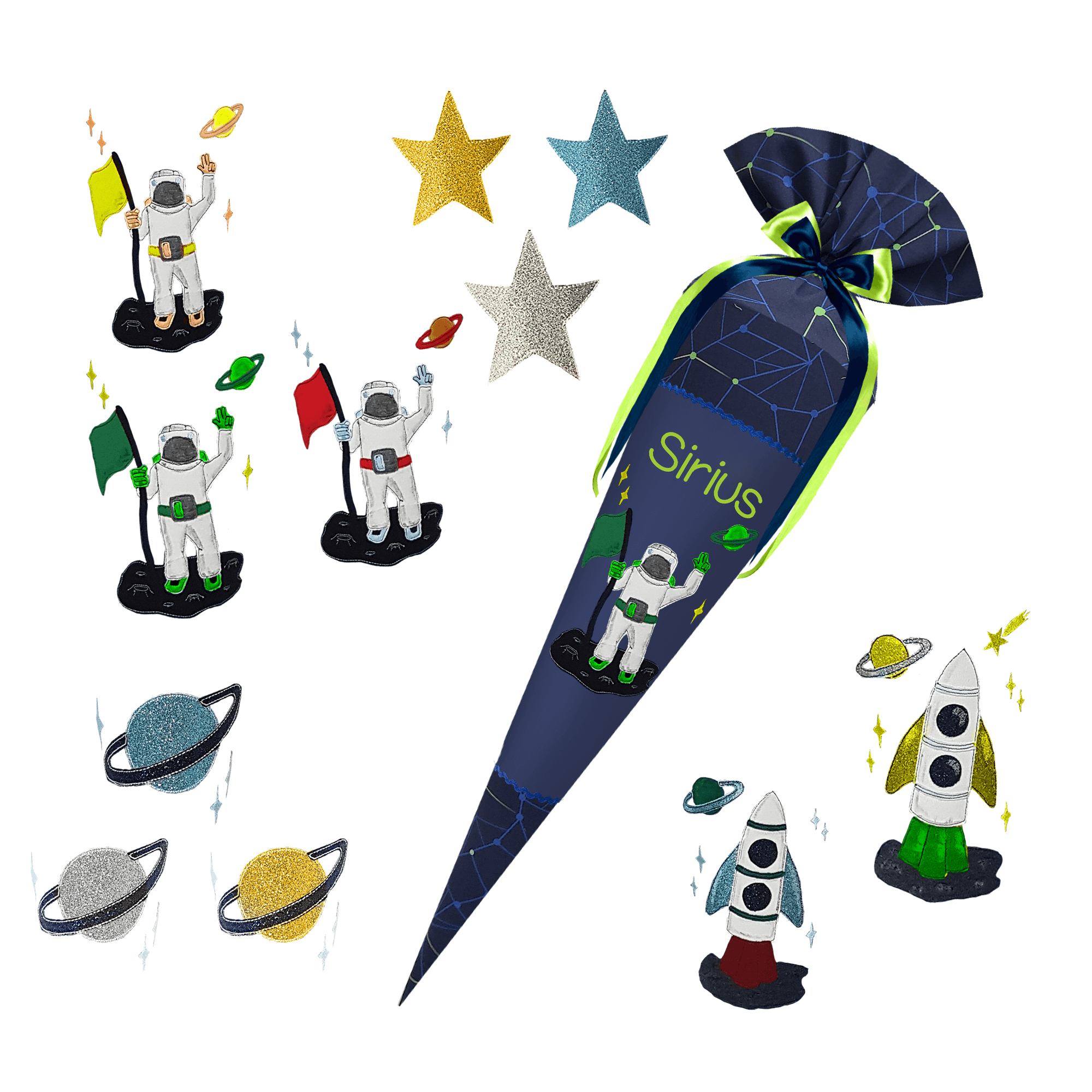 Schultüte passend zum StepbyStep- Starship Sirius – Haustiere - Hund - Katze - Hase – Bild 6