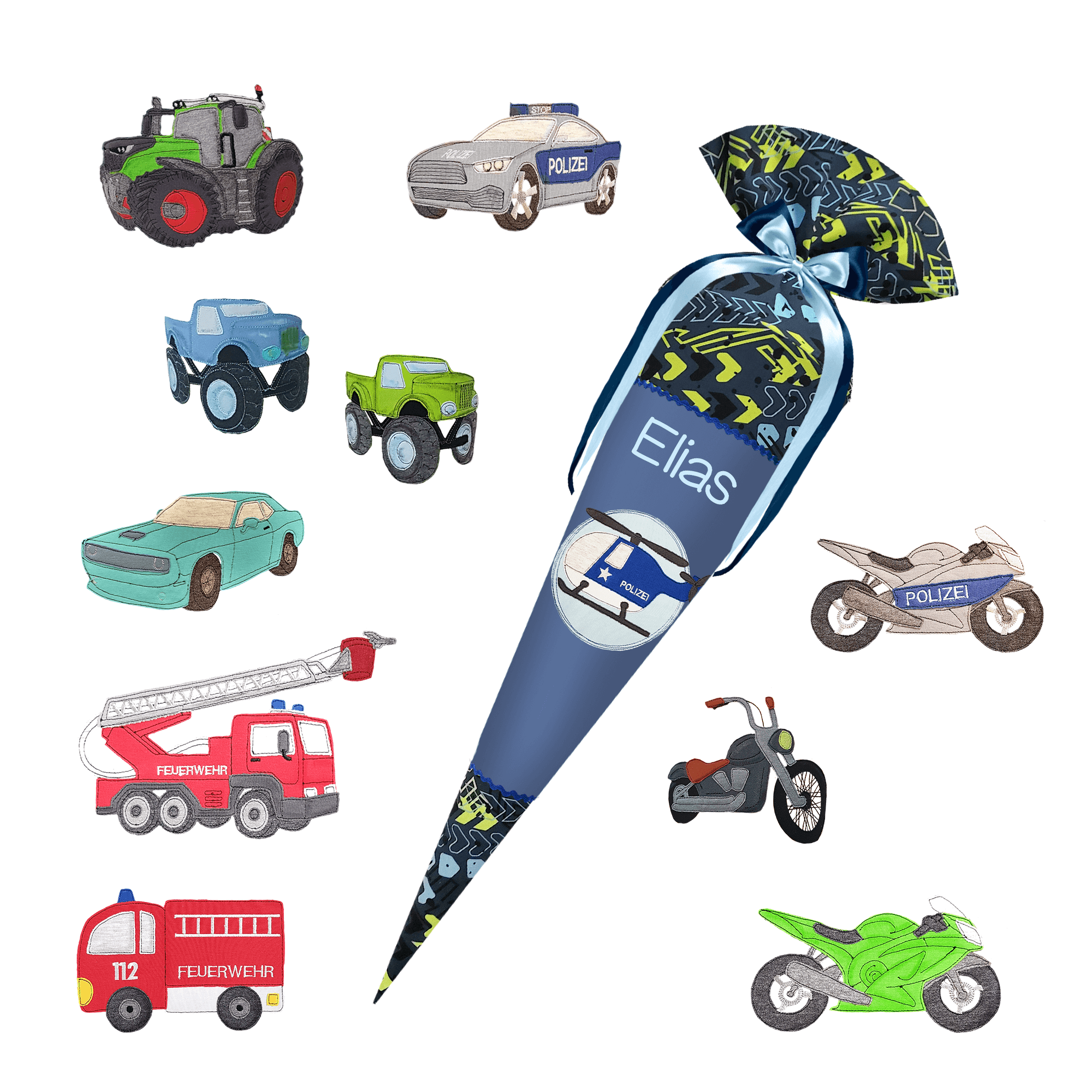 Schultüte passend zum School Mood - Elias - Ninja – Bild 5