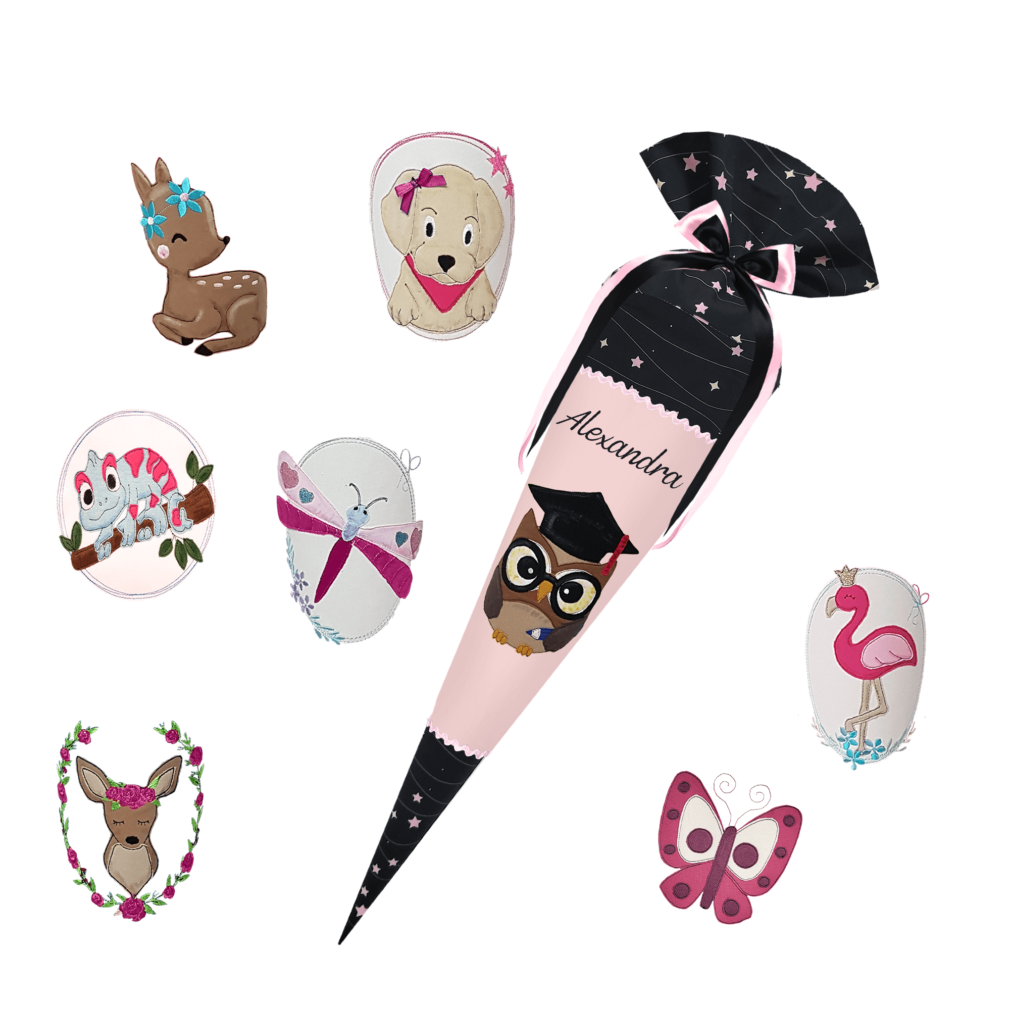 Schultüte passend zum School Mood - Ella – Dino -Triceratops - T-Rex - Langhalsdino – Bild 14