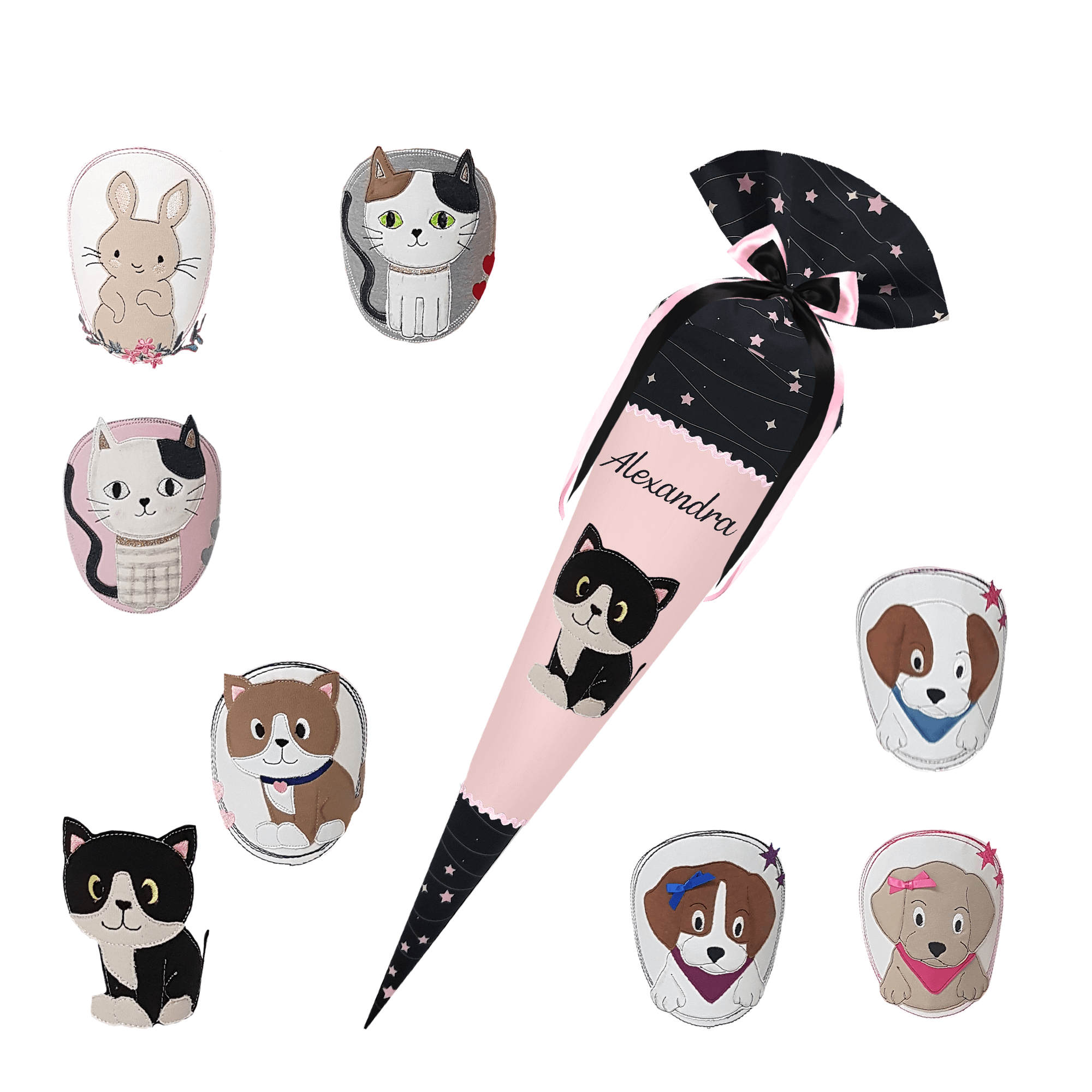 Schultüte passend zum School Mood - Ella – Dino -Triceratops - T-Rex - Langhalsdino – Bild 13