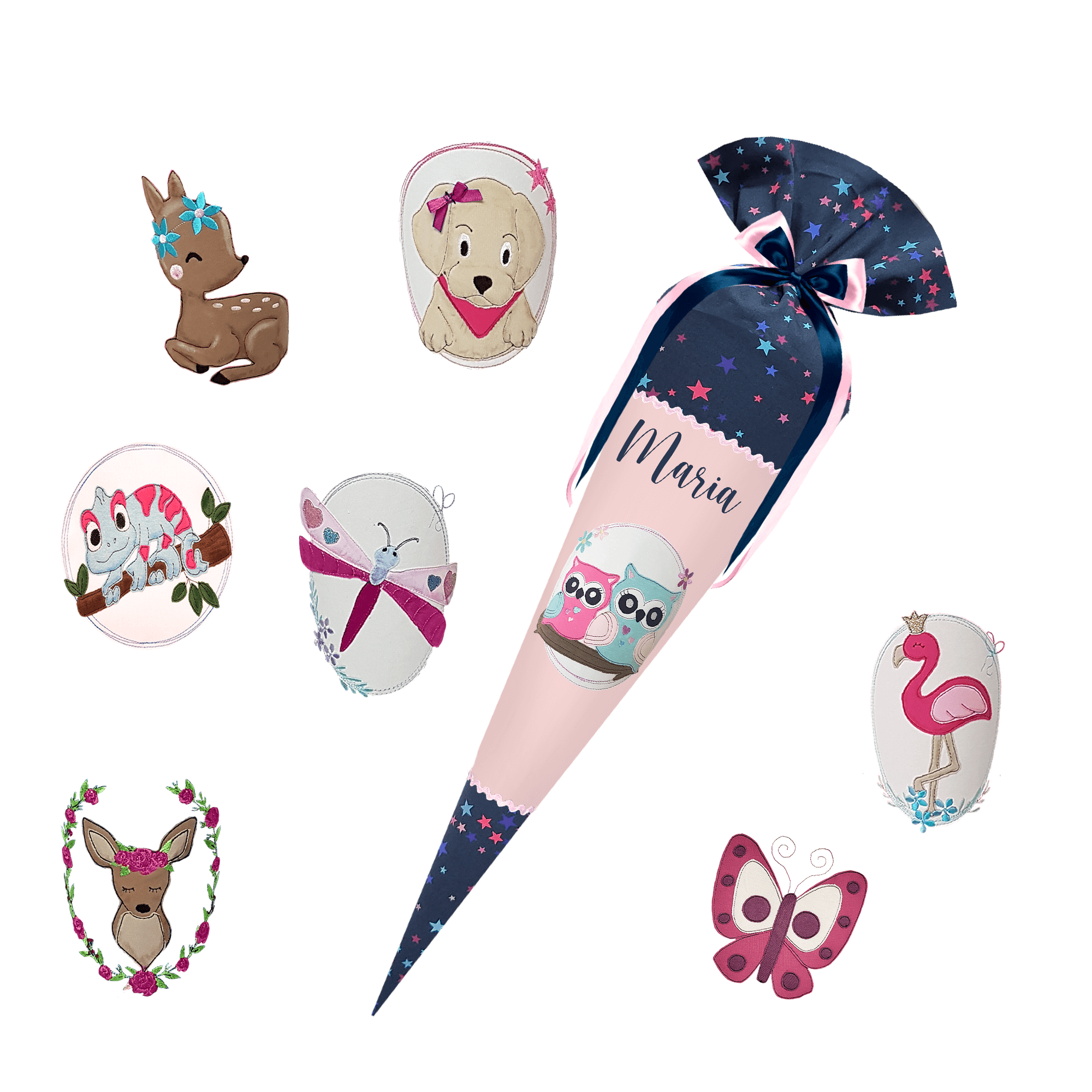 Schultüte passend zum School Mood - Leni – Einhorn 3D Mähne, Wollmähne, Pegasus – Bild 13