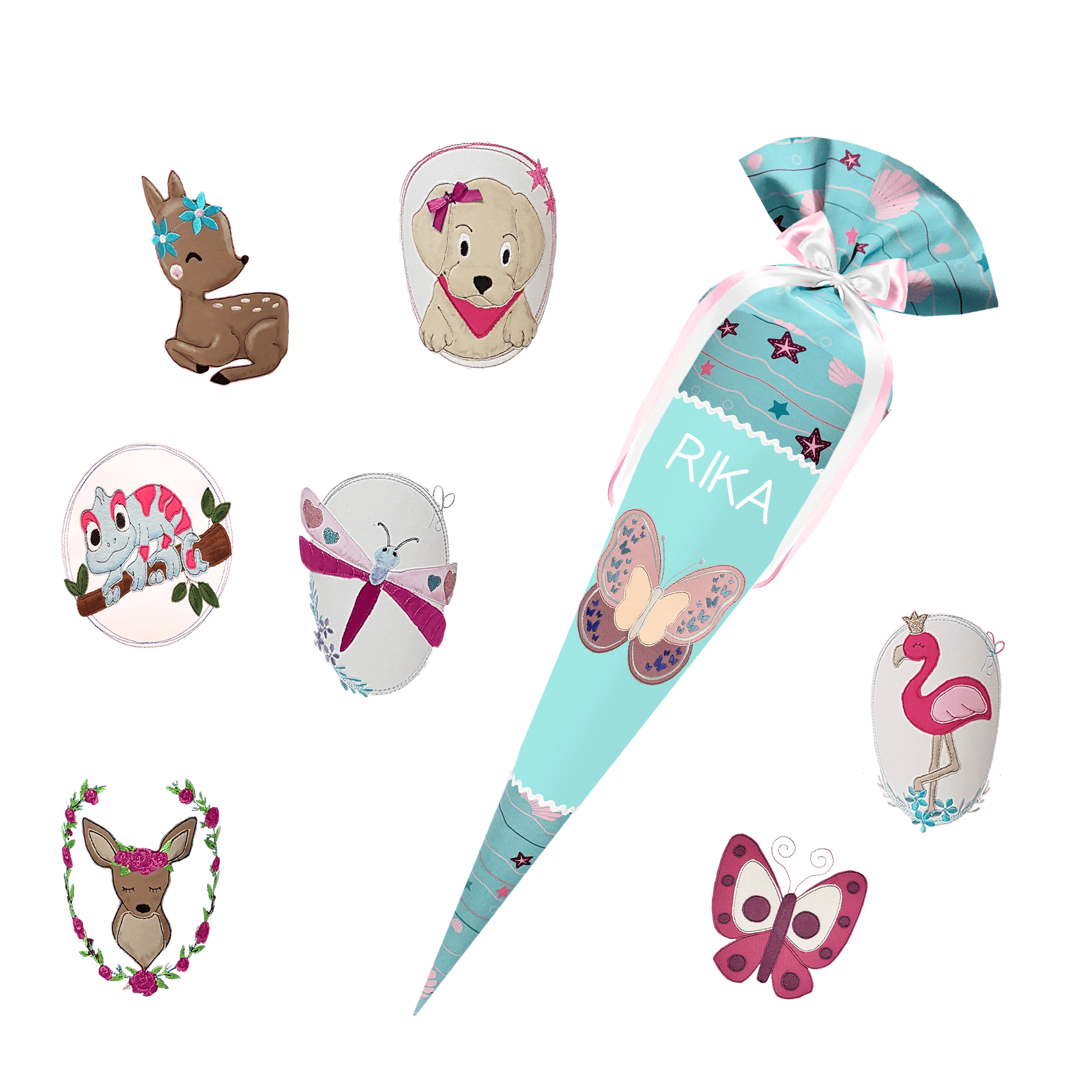 Schultüte passend zum School Mood - Lilly – Pferd 3D Mähne, Wollmähne, Pegasus – Bild 13