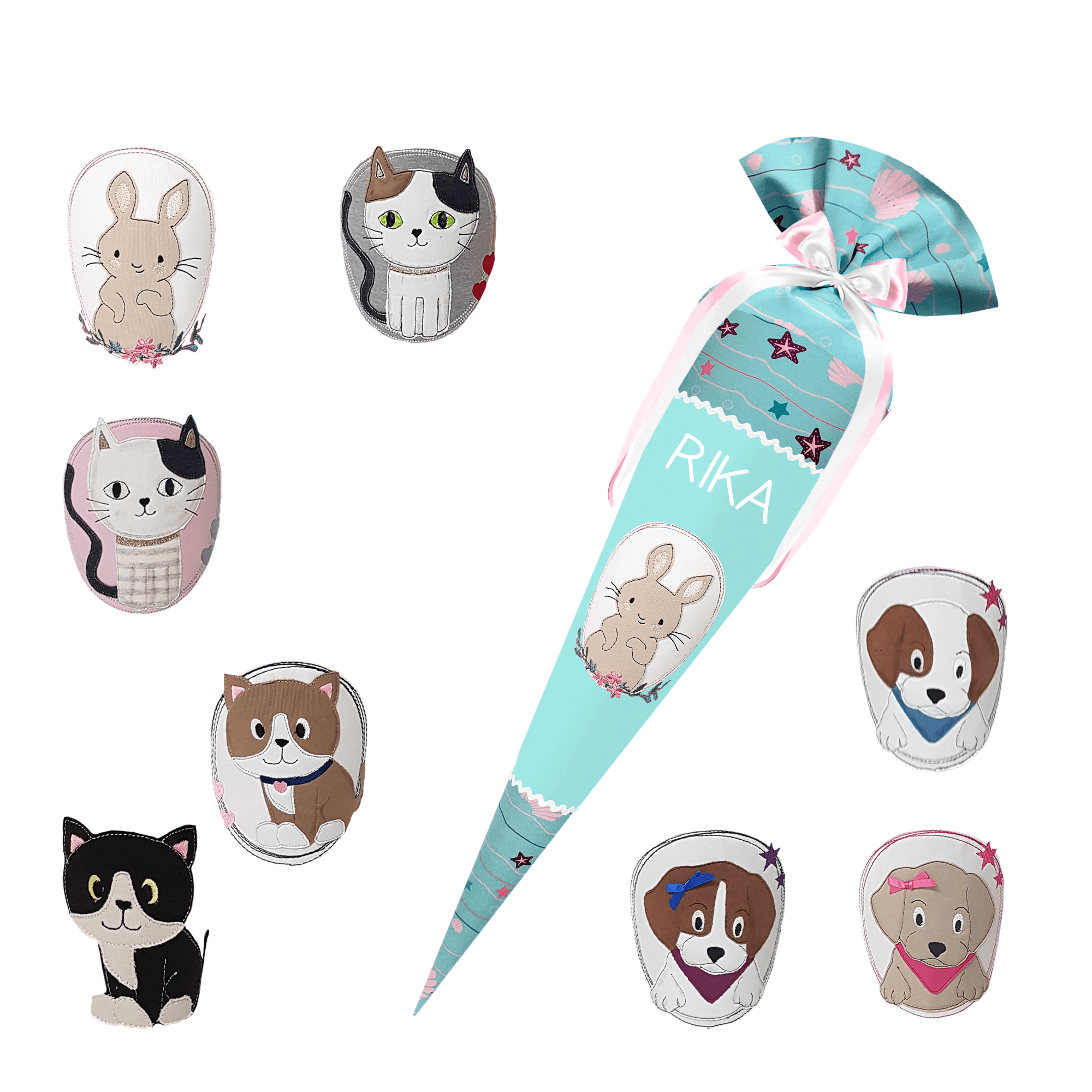 Schultüte passend zum School Mood - Lilly – Pferd 3D Mähne, Wollmähne, Pegasus – Bild 12