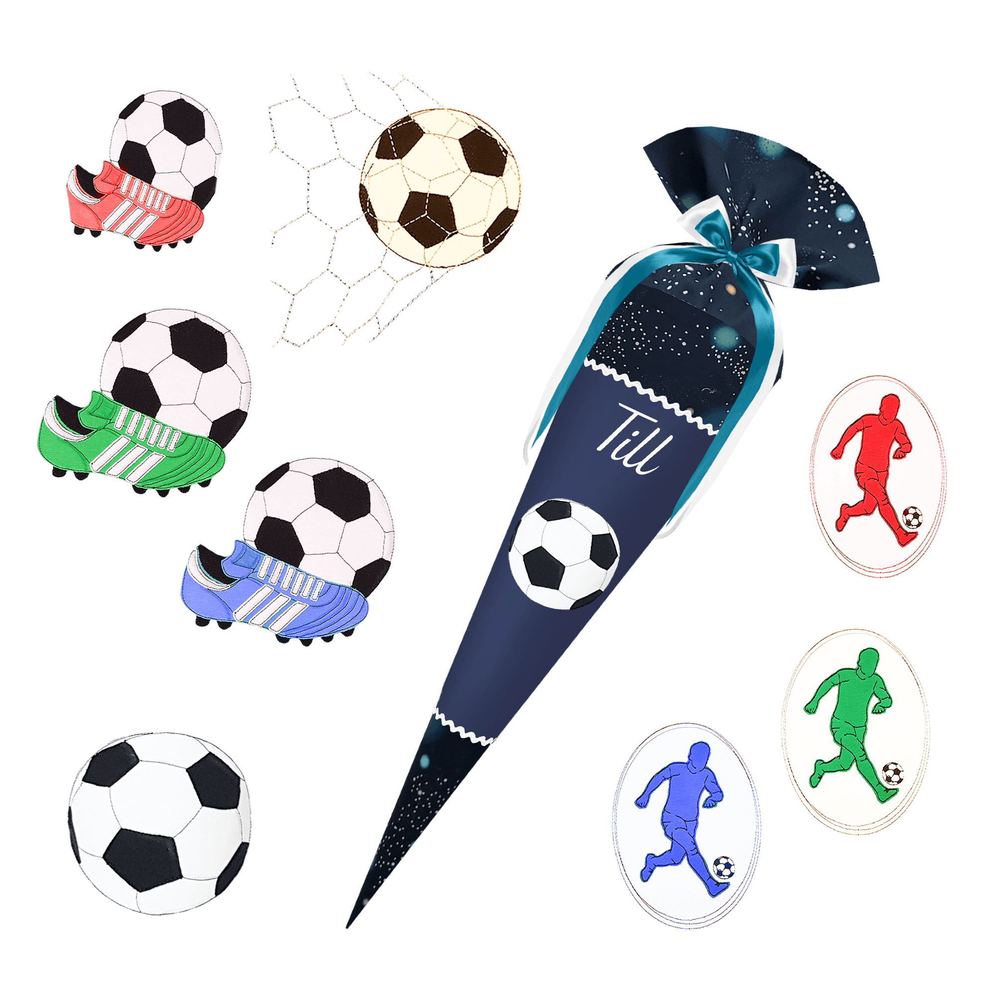 Schultüte passend zum Ergobag - Raumfahrbär - Ninja – Bild 13