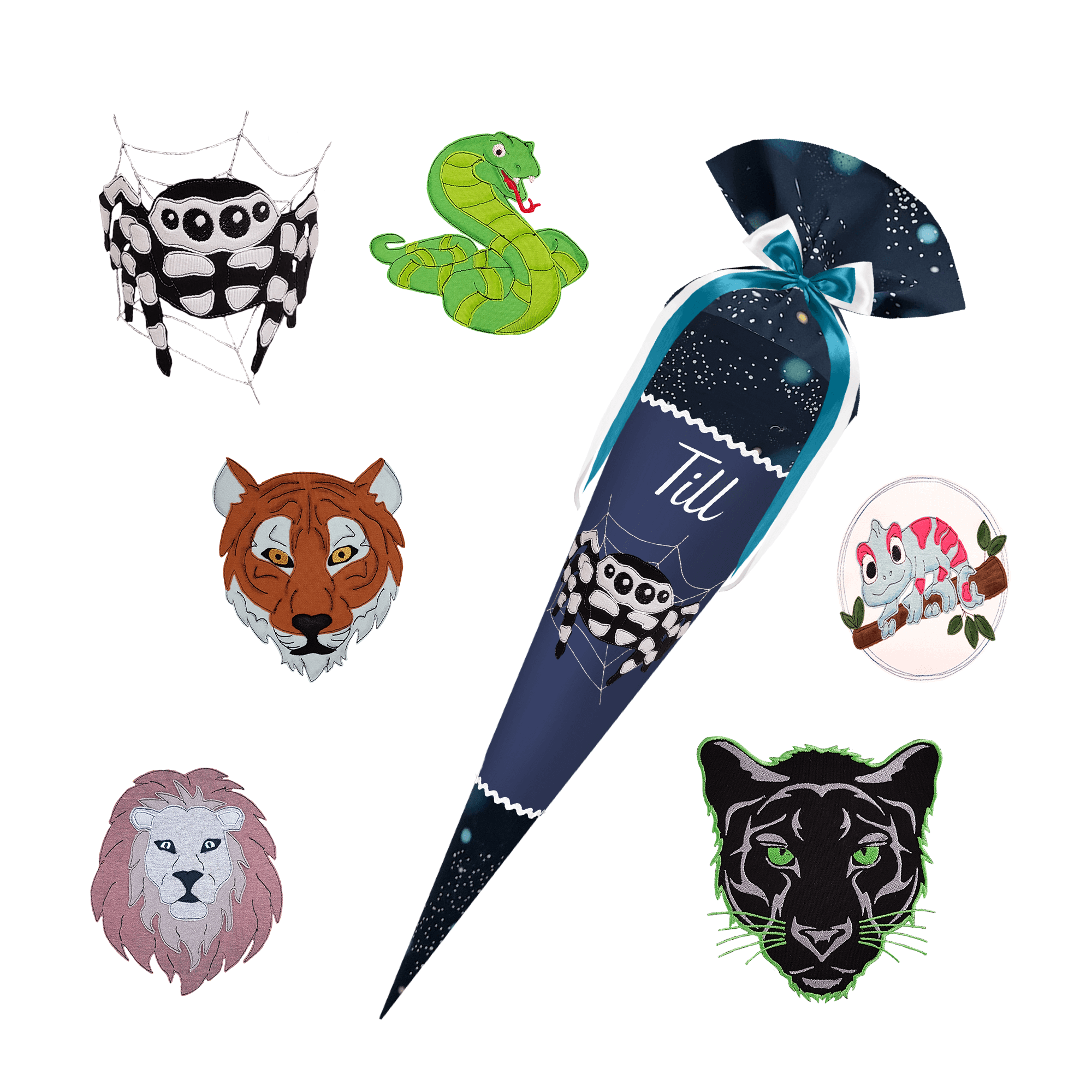 Schultüte passend zum Ergobag - Raumfahrbär - Ninja – Bild 10