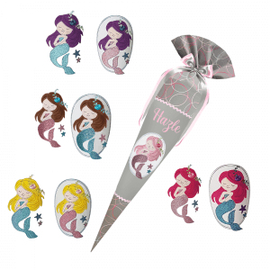 Schultüte passend zum StepbyStep- Glitter Heart Hazle – Meerjungfrau