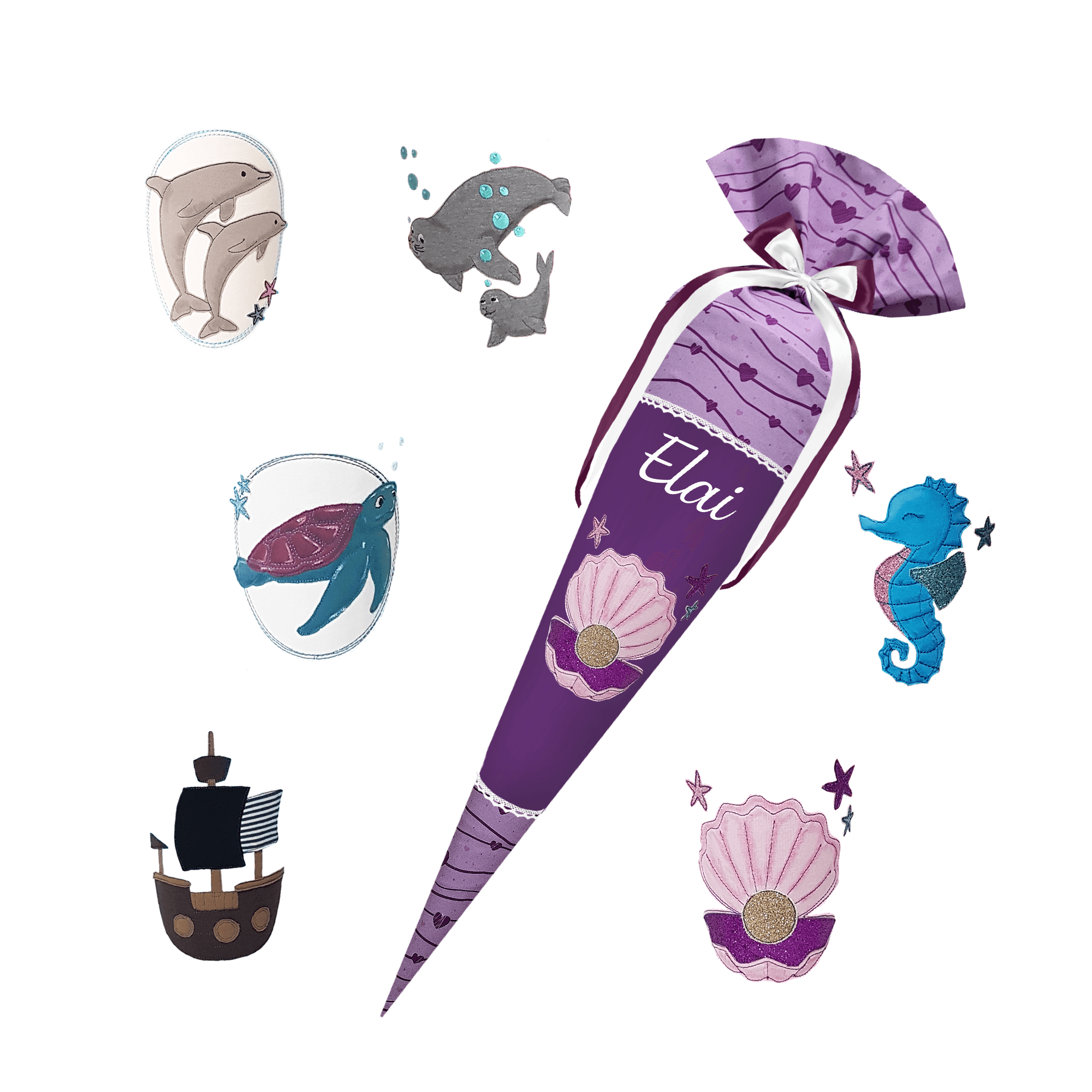 Schultüte passend zum StepbyStep- Holsteiner Stute – Einhorn 3D Mähne,Wollmähne_Pegasus – Bild 7