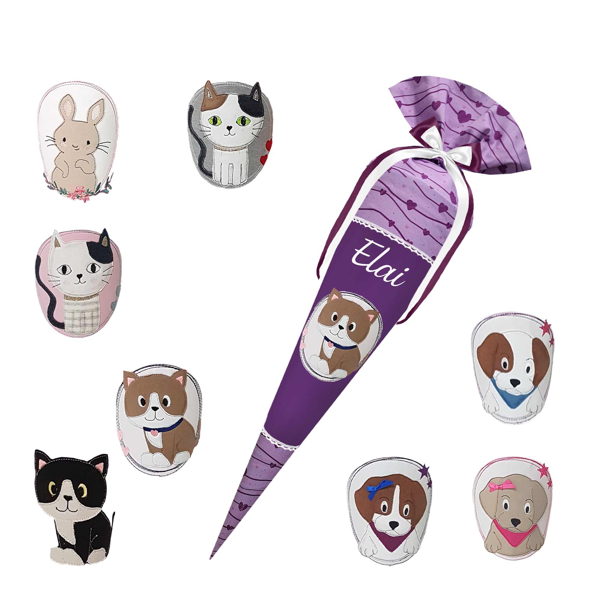 Schultüte passend zum StepbyStep- Holsteiner Stute – Einhorn 3D Mähne,Wollmähne_Pegasus – Bild 3