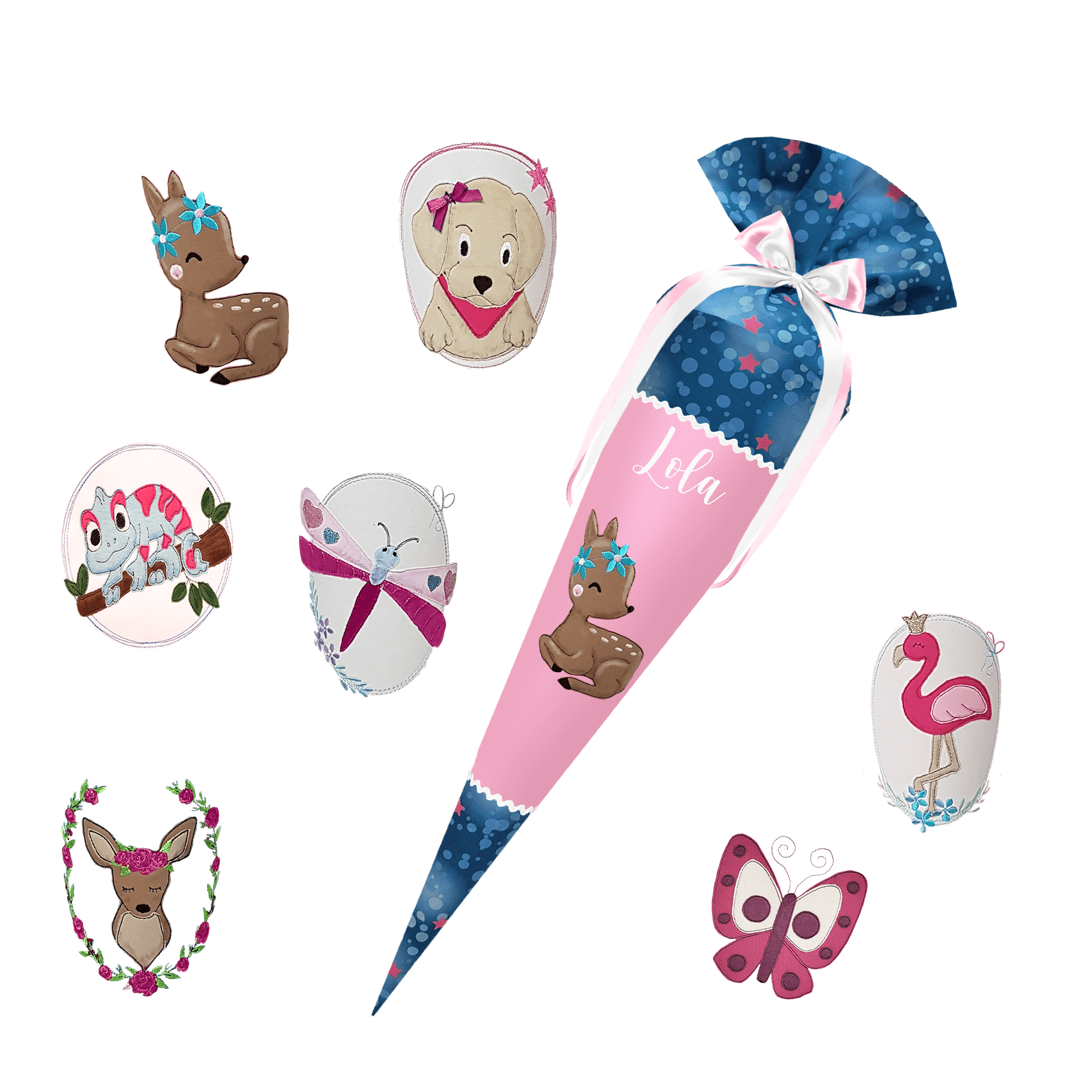 Schultüte passend zum StepbyStep- Mermaid Lola – Pferd 3D Mähne,Wollmähne_Pegasus – Bild 3