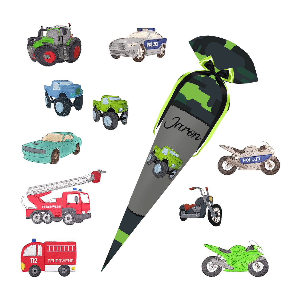 Schultüte passend zum Step by Step Black Cat Chiko  - Ninja – Bild 15