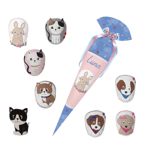 Schultüte passend zum Step by Step - Horse Friends – Haustiere - Hund - Katze - Hase